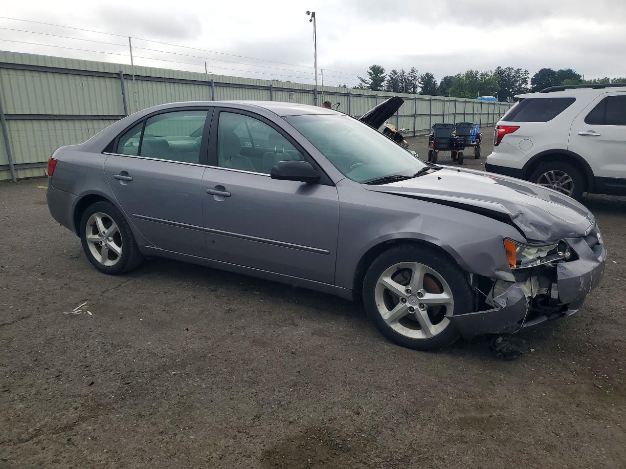2007 Hyundai Sonata Se Gray vin: 5NPEU46F47H157864