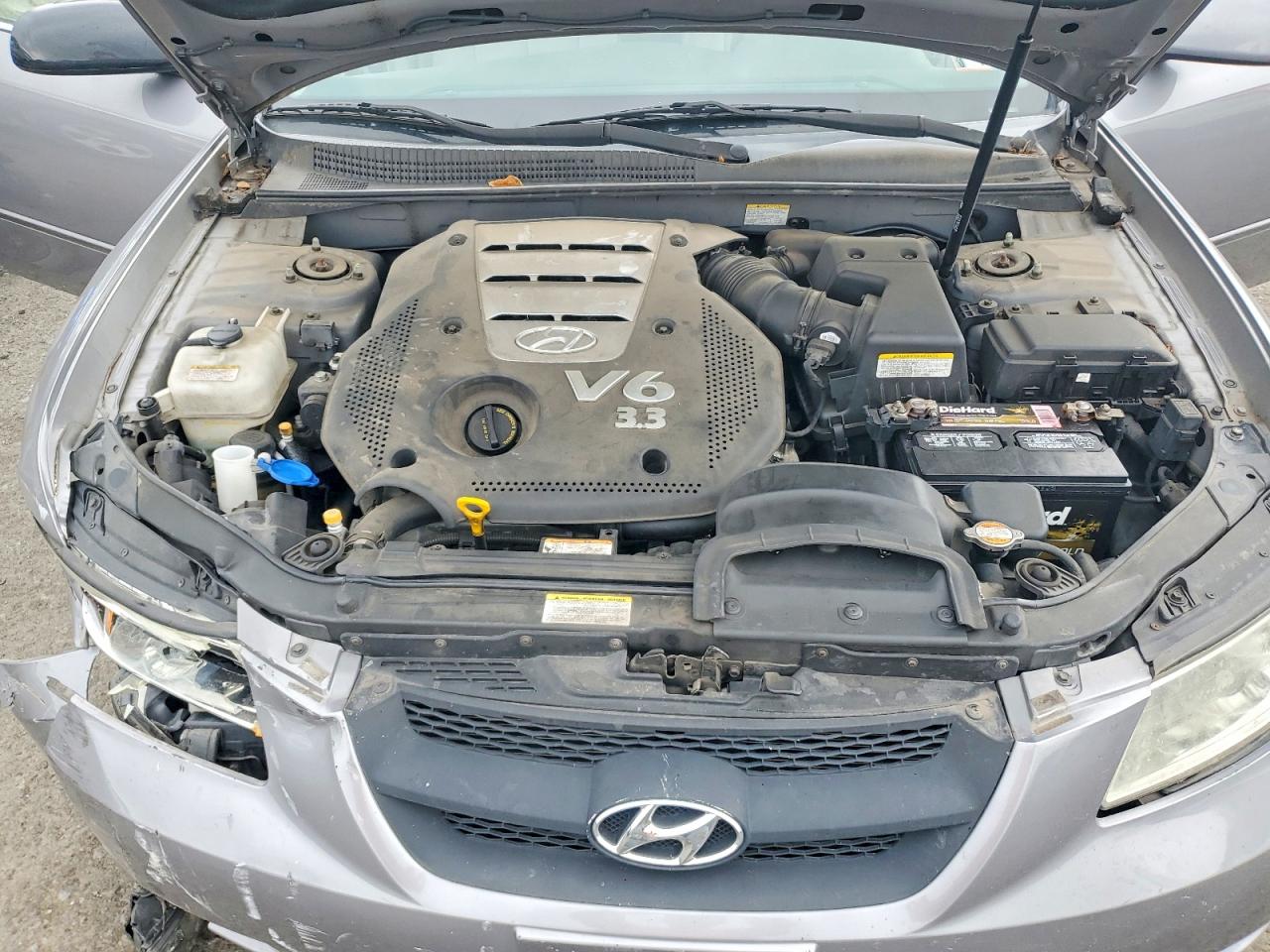 2007 Hyundai Sonata Se Gray vin: 5NPEU46F47H157864