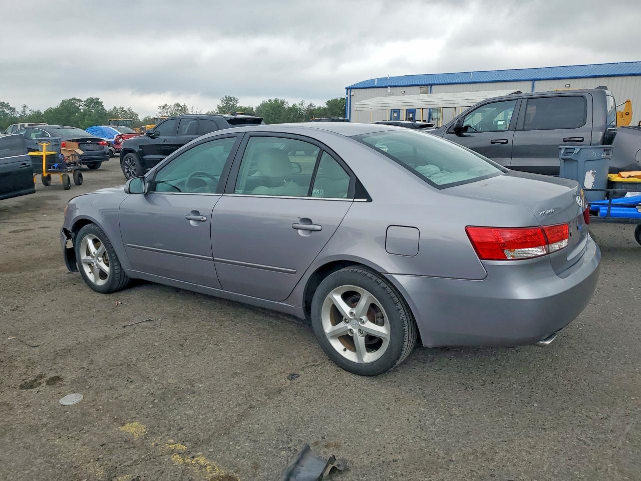 2007 Hyundai Sonata Se Gray vin: 5NPEU46F47H157864