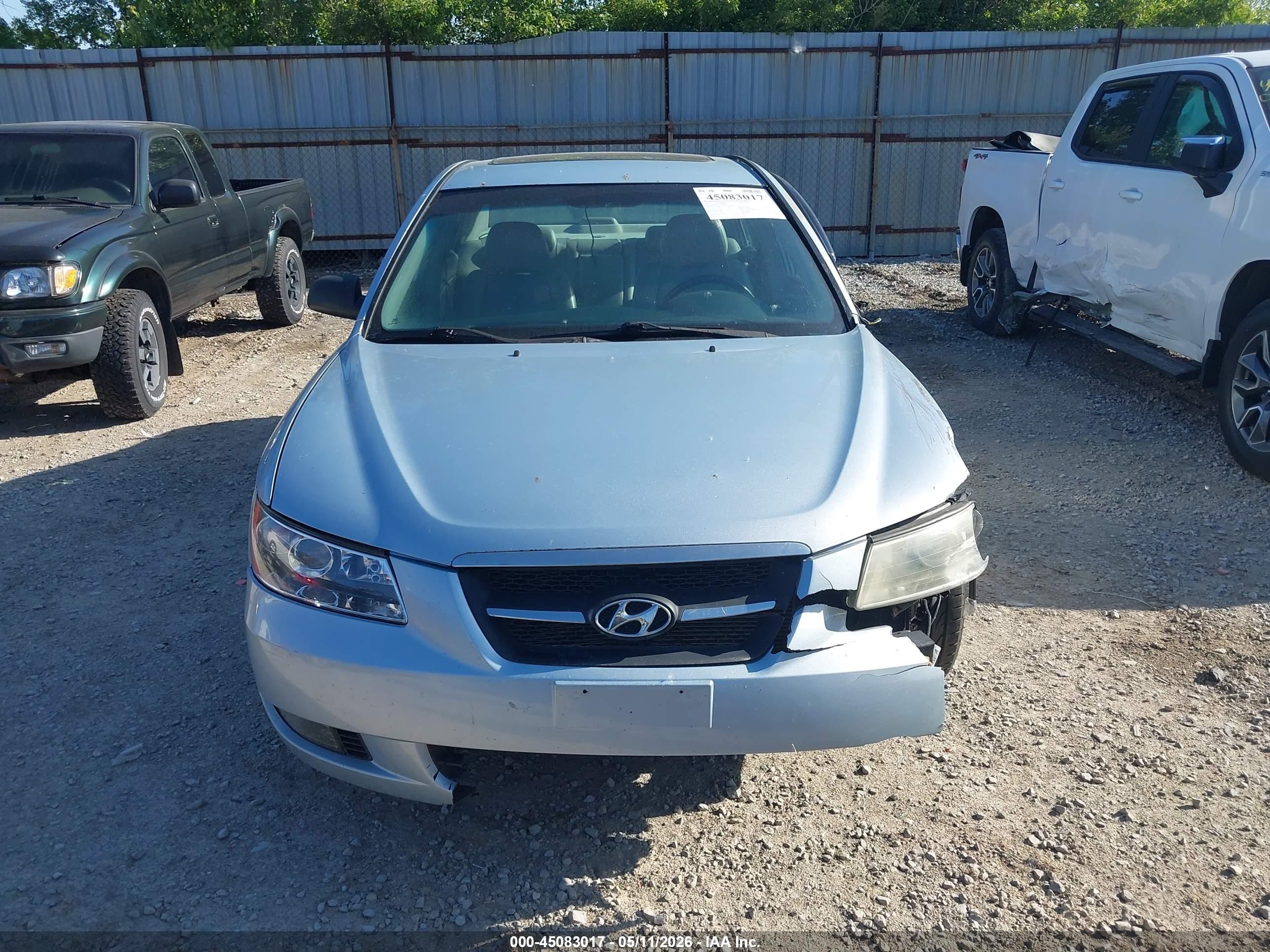 2007 Hyundai Sonata Limited/se V6 Blue vin: 5NPEU46F47H158190