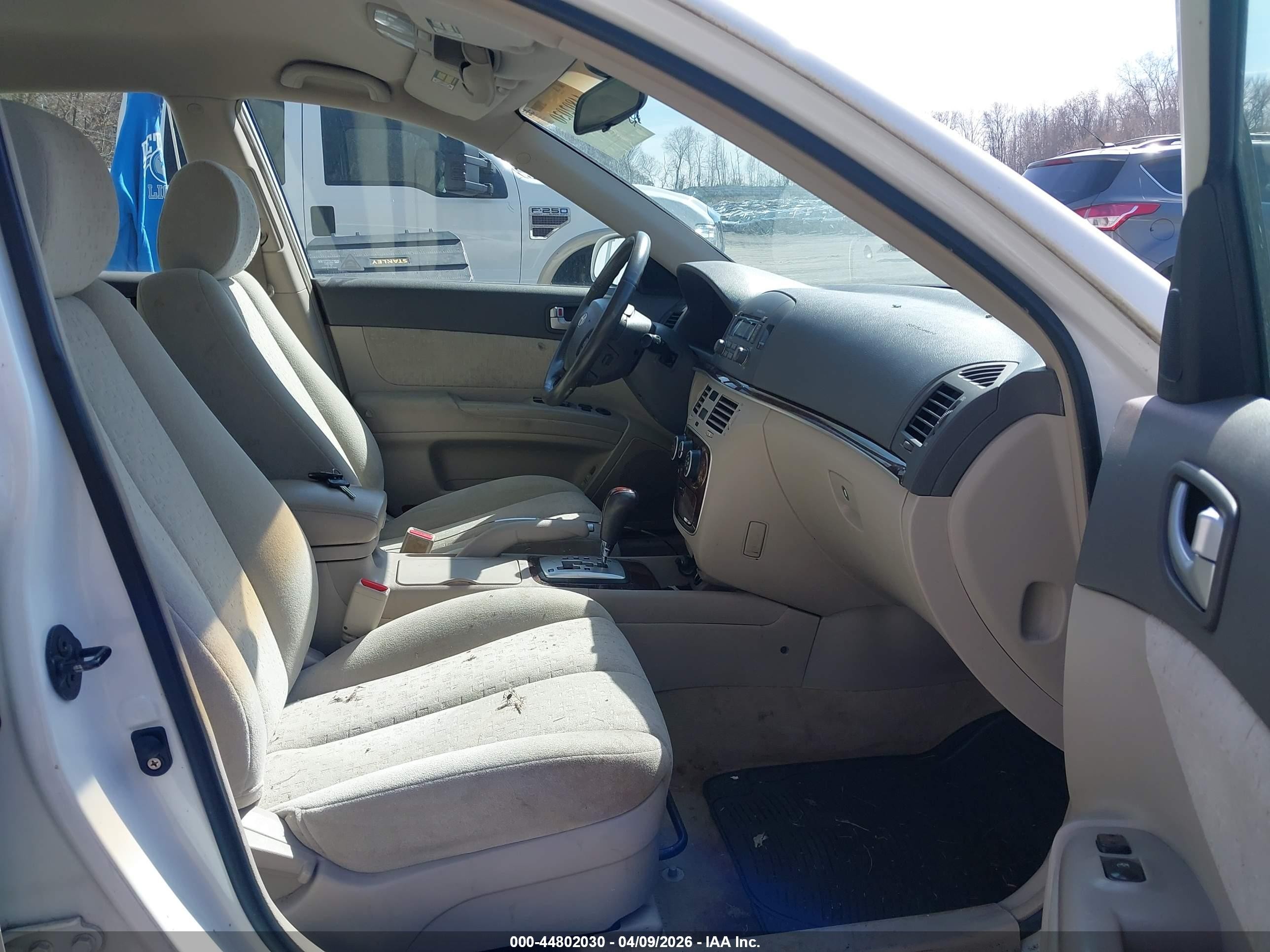 2007 Hyundai Sonata Limited/se V6 White vin: 5NPEU46F47H167696