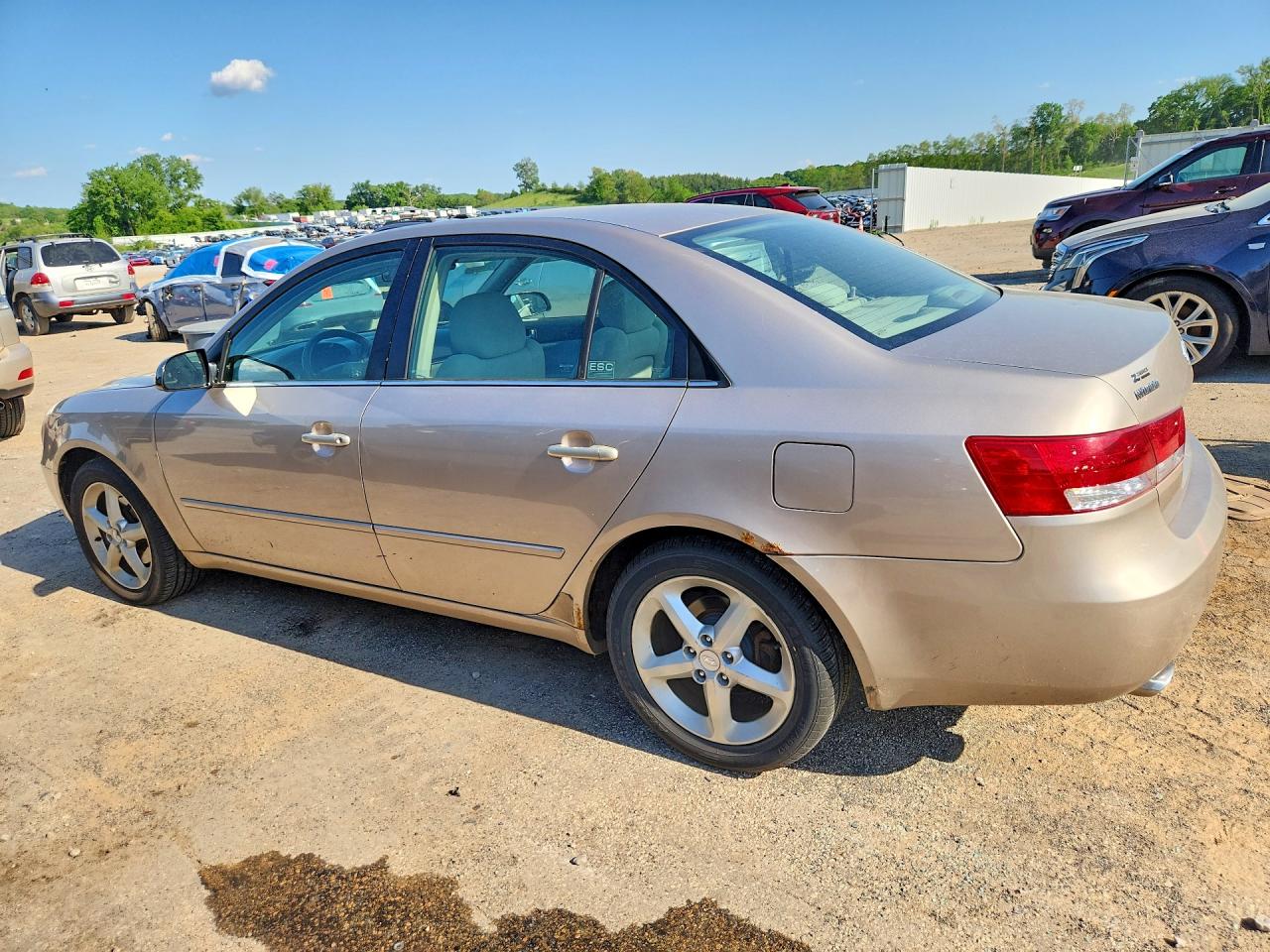 2007 Hyundai Sonata Se Tan vin: 5NPEU46F47H173935