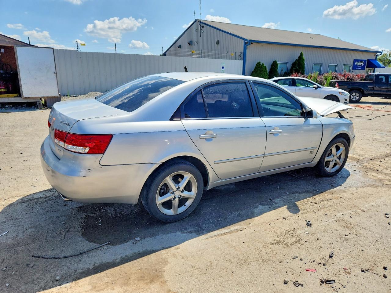 2007 Hyundai Sonata Se Silver vin: 5NPEU46F47H183008
