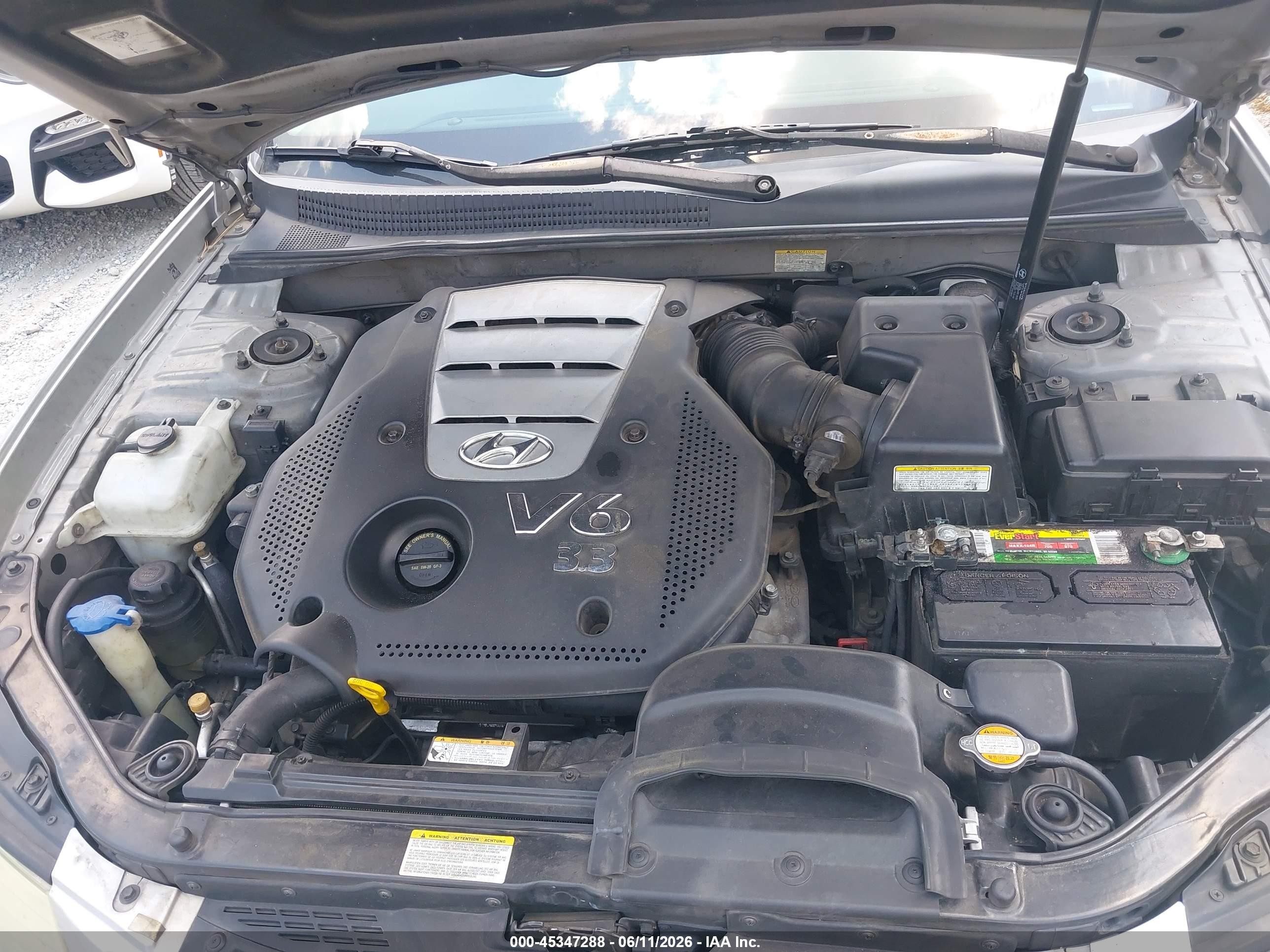 2007 Hyundai Sonata Limited/limited W/xm/se/se W/xm Серебряный vin: 5NPEU46F47H188872