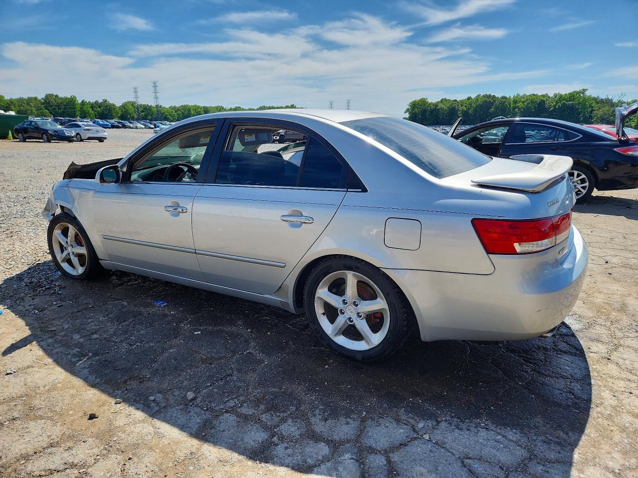 2007 Hyundai Sonata Se Silver vin: 5NPEU46F47H192114
