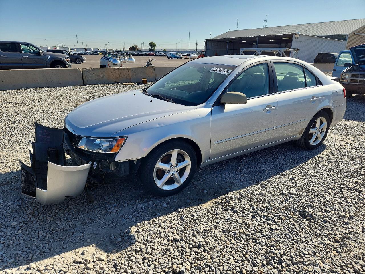 2007 Hyundai Sonata Se Silver vin: 5NPEU46F47H213494