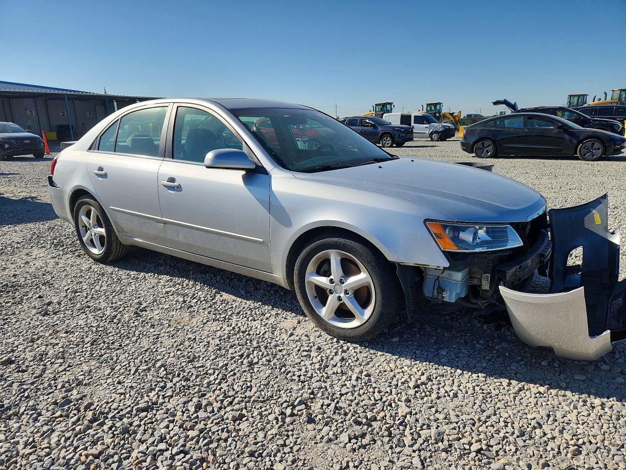2007 Hyundai Sonata Se Silver vin: 5NPEU46F47H213494