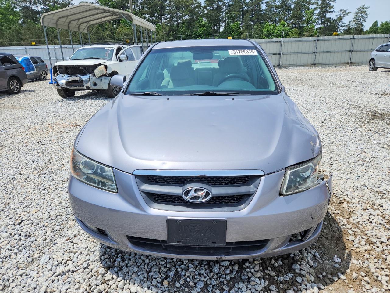 2007 Hyundai Sonata Se Beige vin: 5NPEU46F47H260105