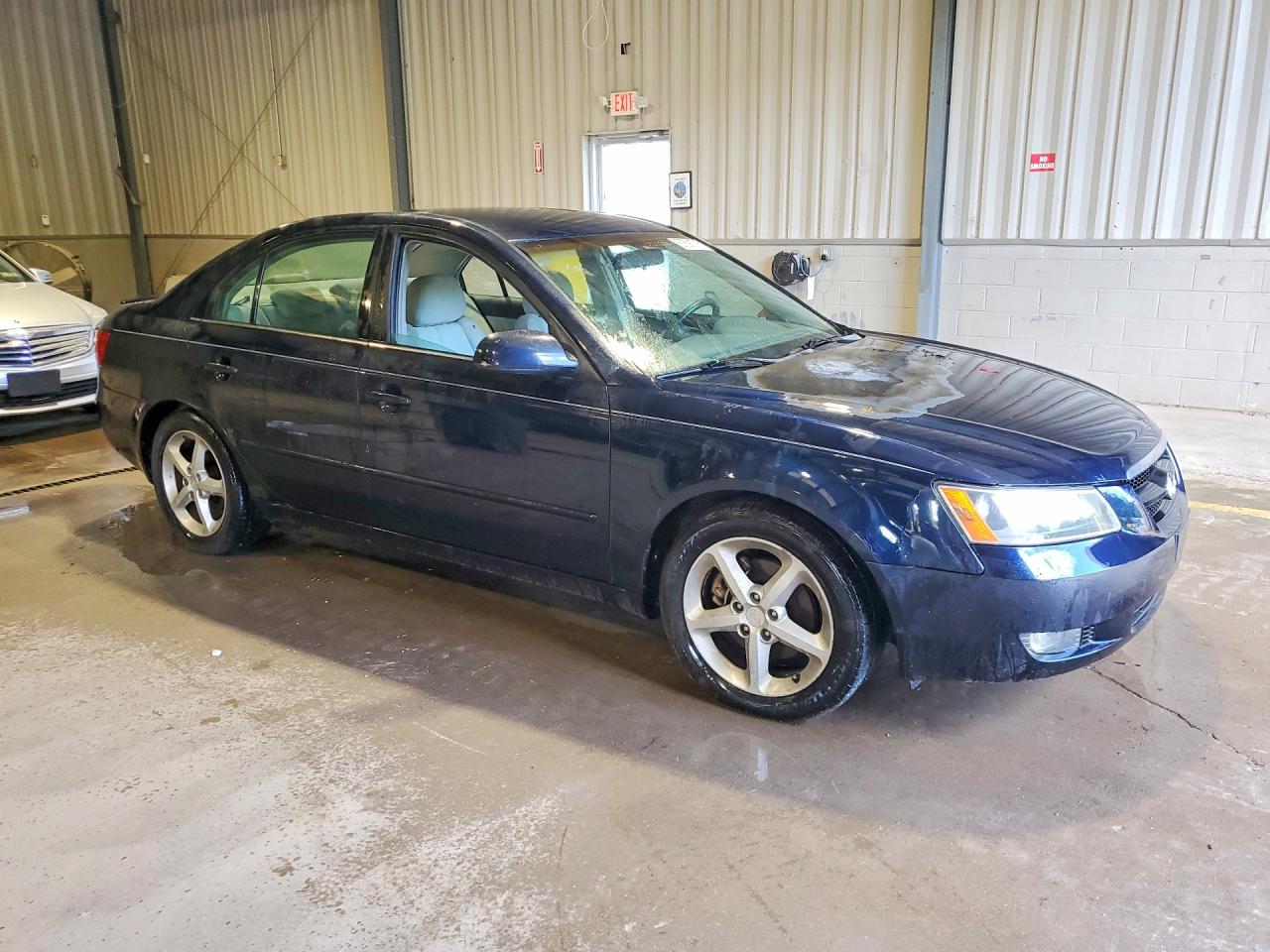 2008 Hyundai Sonata Se V6 Синий vin: 5NPEU46F48H337539