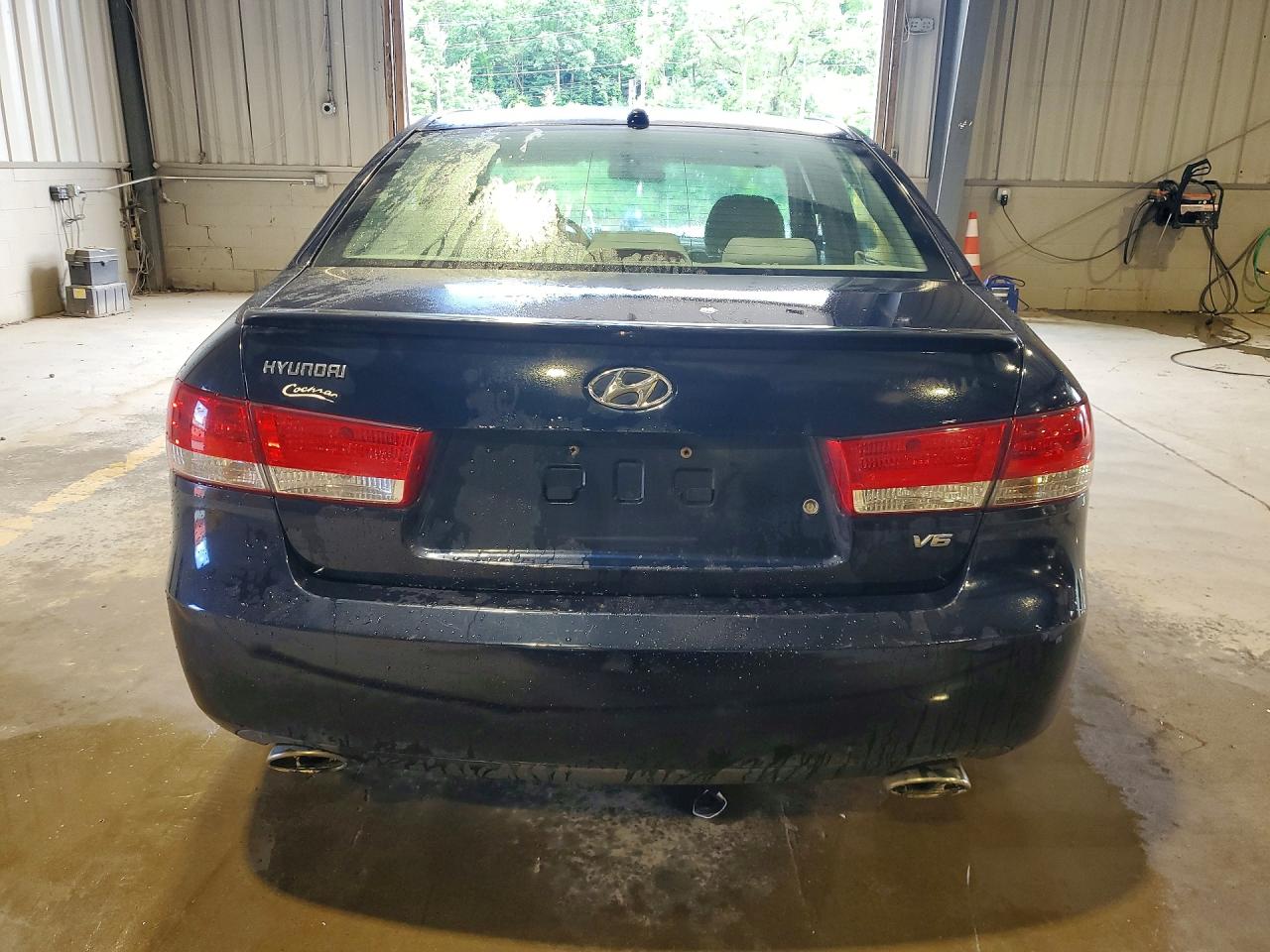 2008 Hyundai Sonata Se V6 Синий vin: 5NPEU46F48H337539