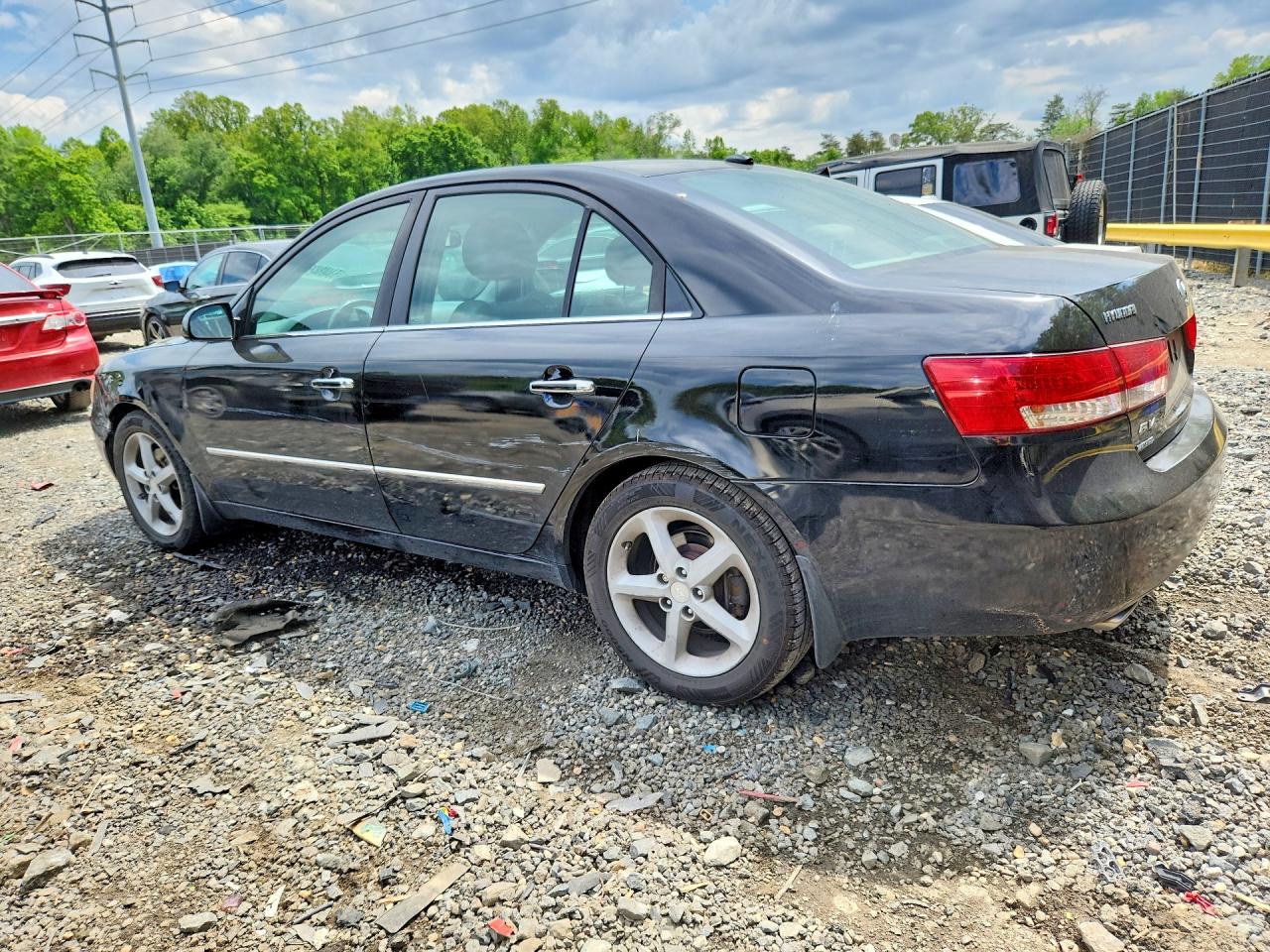 2008 Hyundai Sonata Se V6 Черный vin: 5NPEU46F48H353191