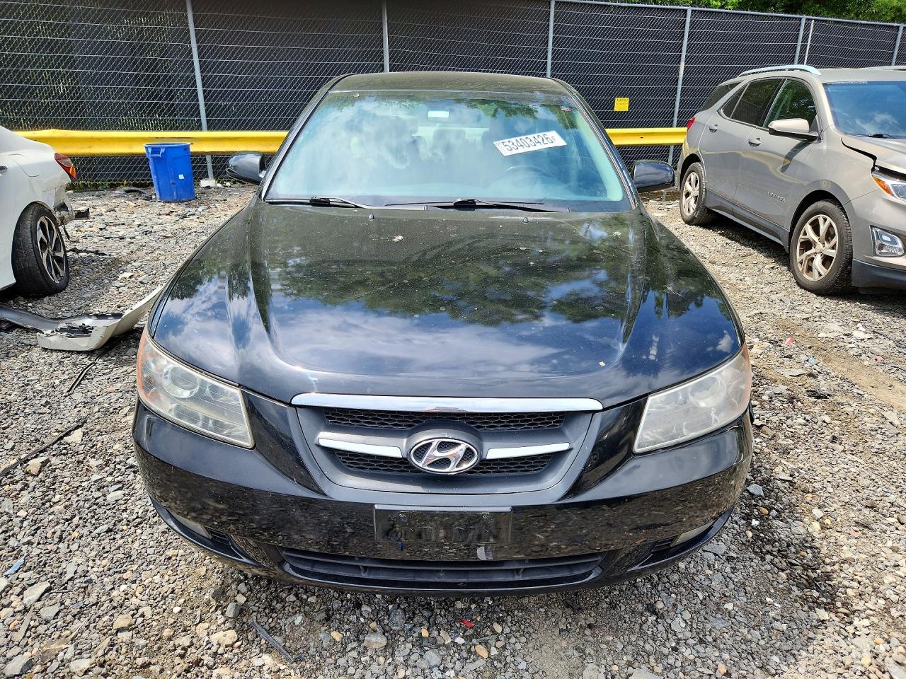 2008 Hyundai Sonata Se V6 Черный vin: 5NPEU46F48H353191