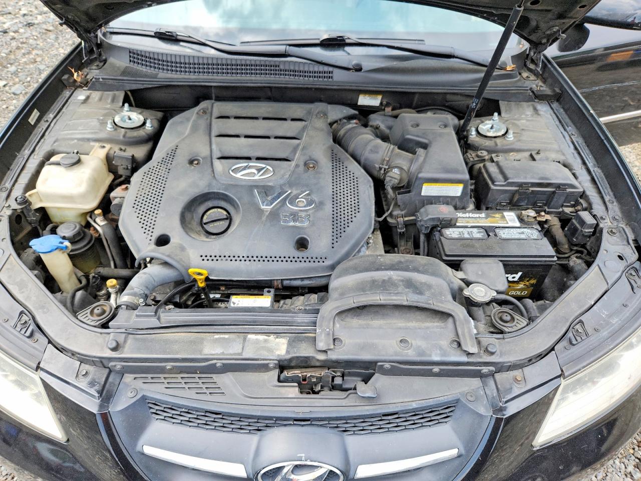 2008 Hyundai Sonata Se V6 Черный vin: 5NPEU46F48H353191