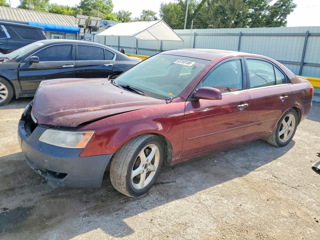 2008 Hyundai Sonata Se V6 Бордовый vin: 5NPEU46F48H379340