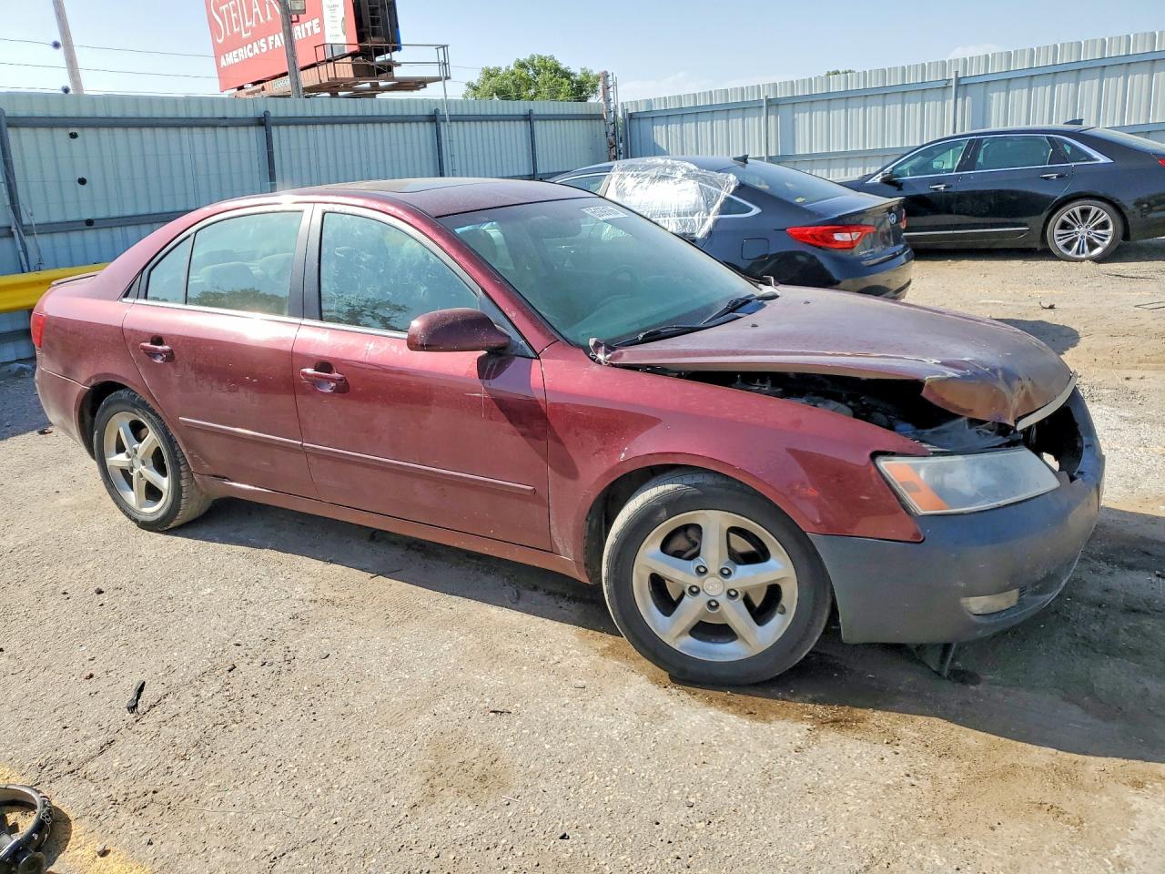 2008 Hyundai Sonata Se V6 Бордовый vin: 5NPEU46F48H379340