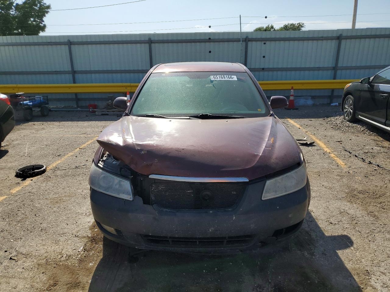 2008 Hyundai Sonata Se V6 Бордовый vin: 5NPEU46F48H379340
