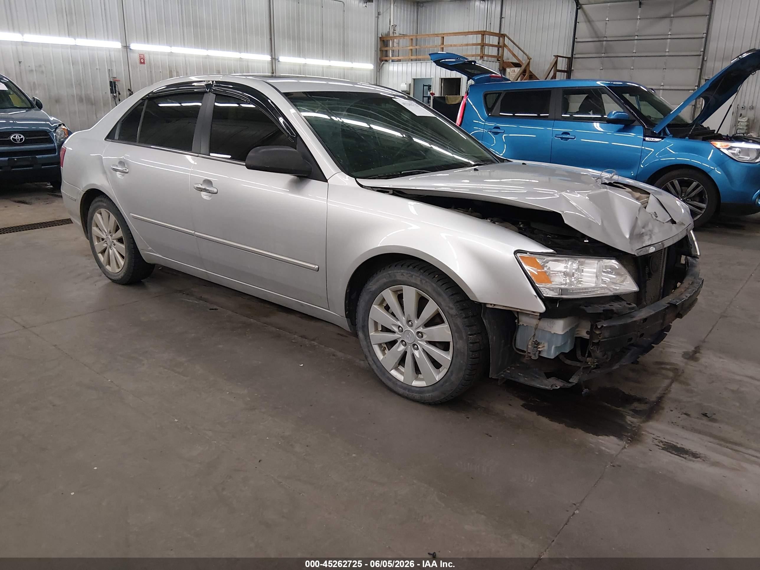 2009 Hyundai Sonata Limited V6 Silver vin: 5NPEU46F49H407753