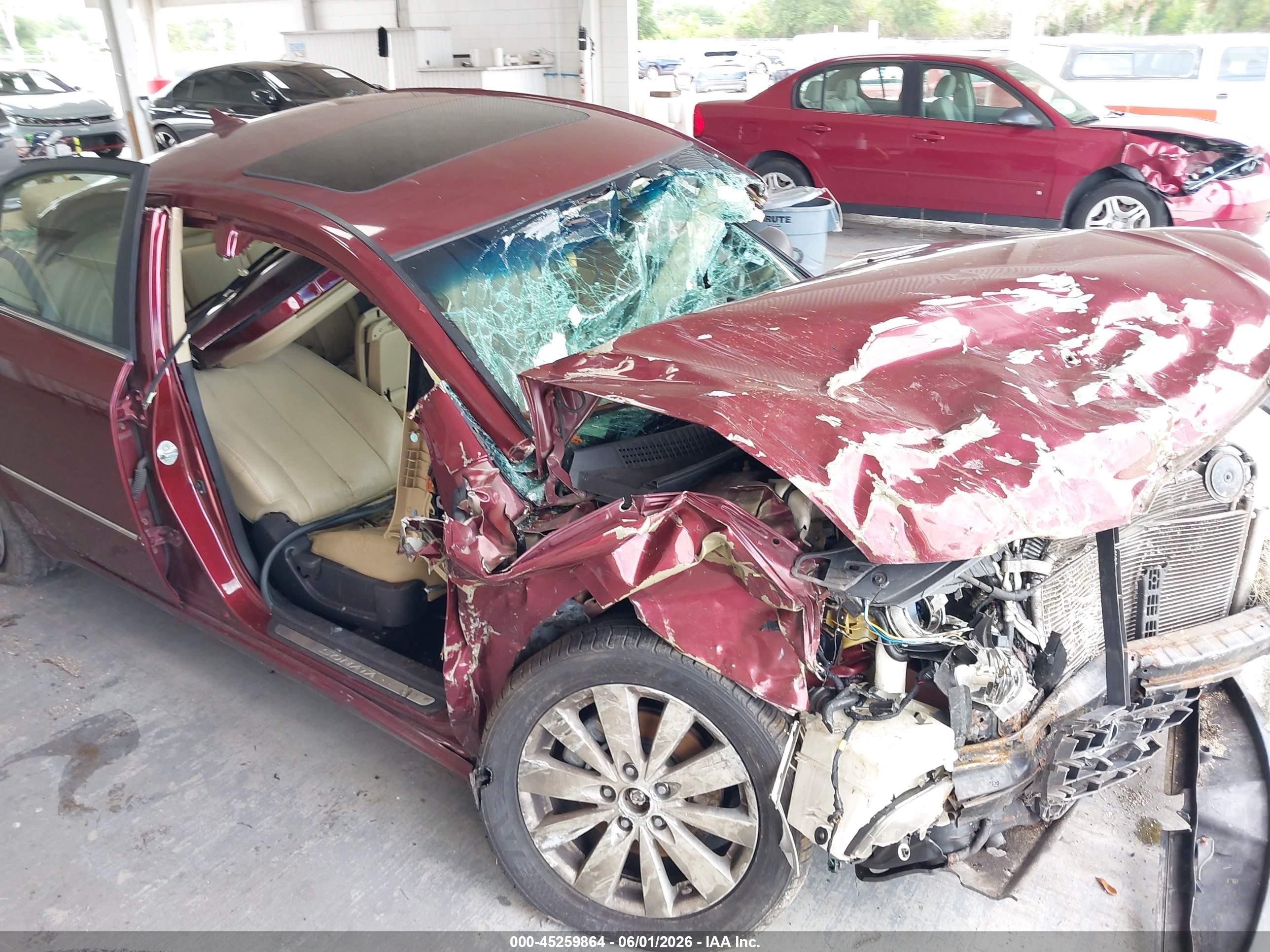 2009 Hyundai Sonata Limited V6 Burgundy vin: 5NPEU46F49H413519