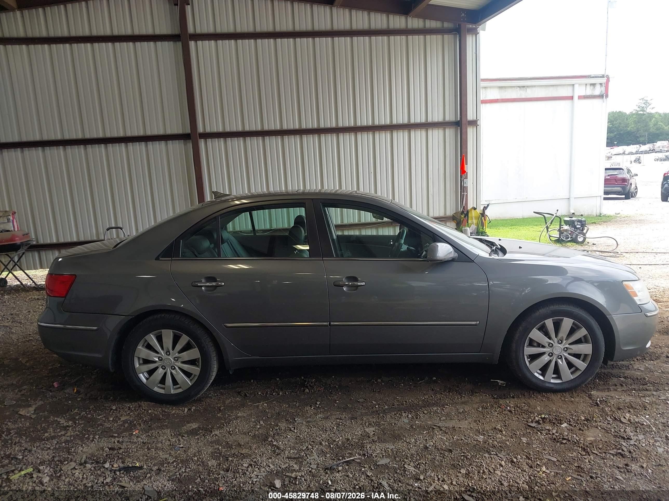 2009 Hyundai Sonata Limited V6 Gray vin: 5NPEU46F49H427341