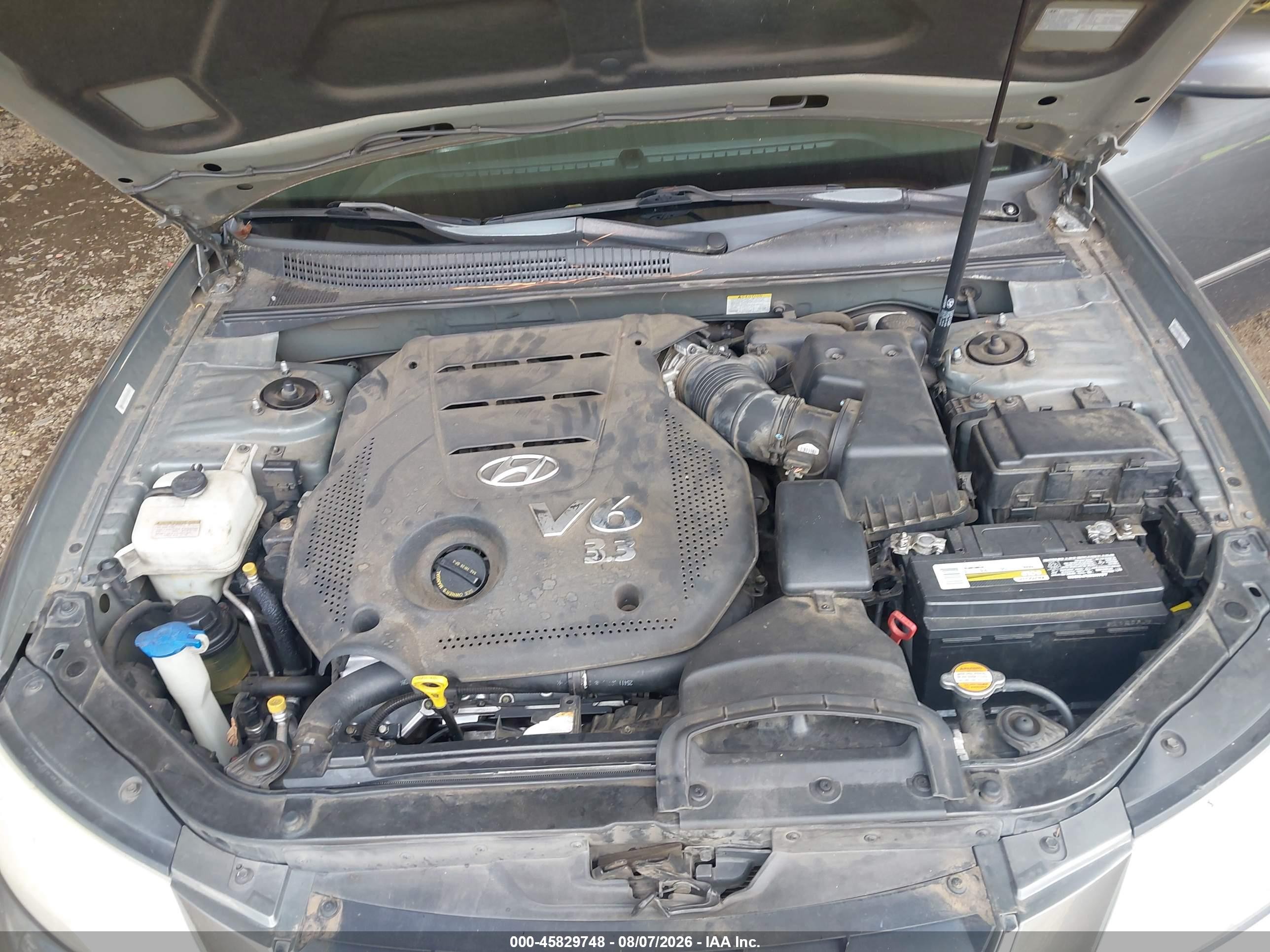 2009 Hyundai Sonata Limited V6 Gray vin: 5NPEU46F49H427341