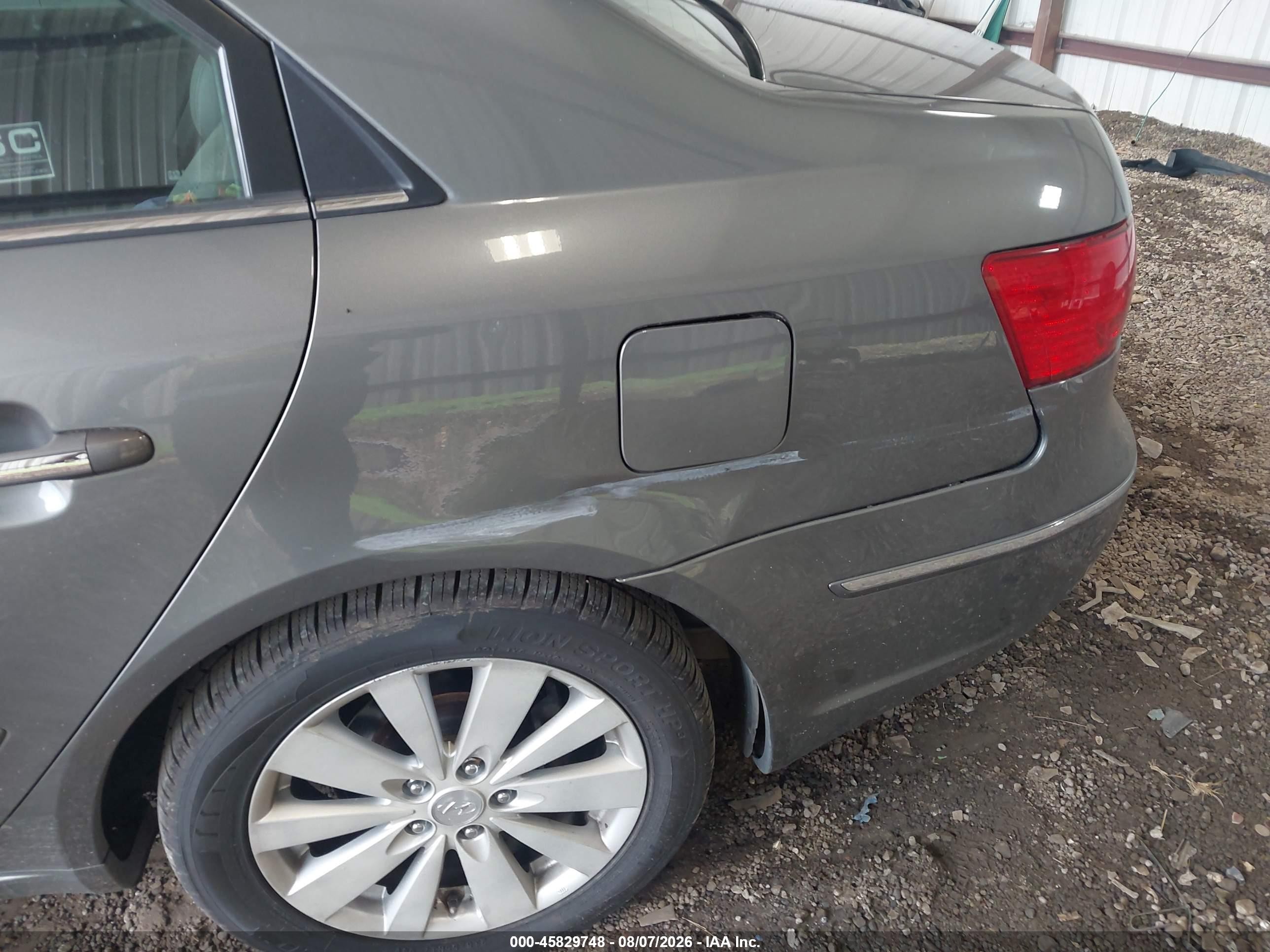 2009 Hyundai Sonata Limited V6 Gray vin: 5NPEU46F49H427341