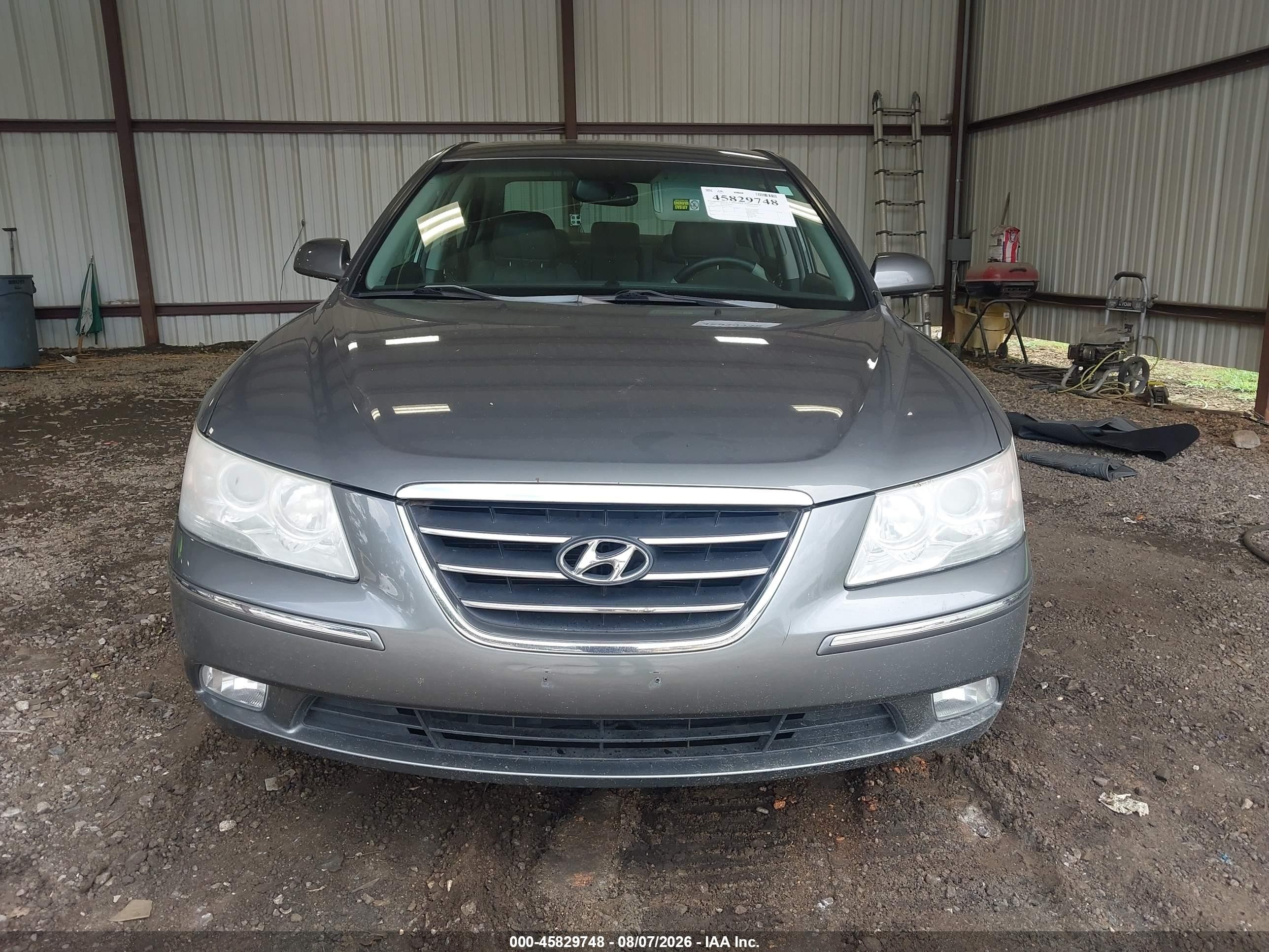 2009 Hyundai Sonata Limited V6 Gray vin: 5NPEU46F49H427341