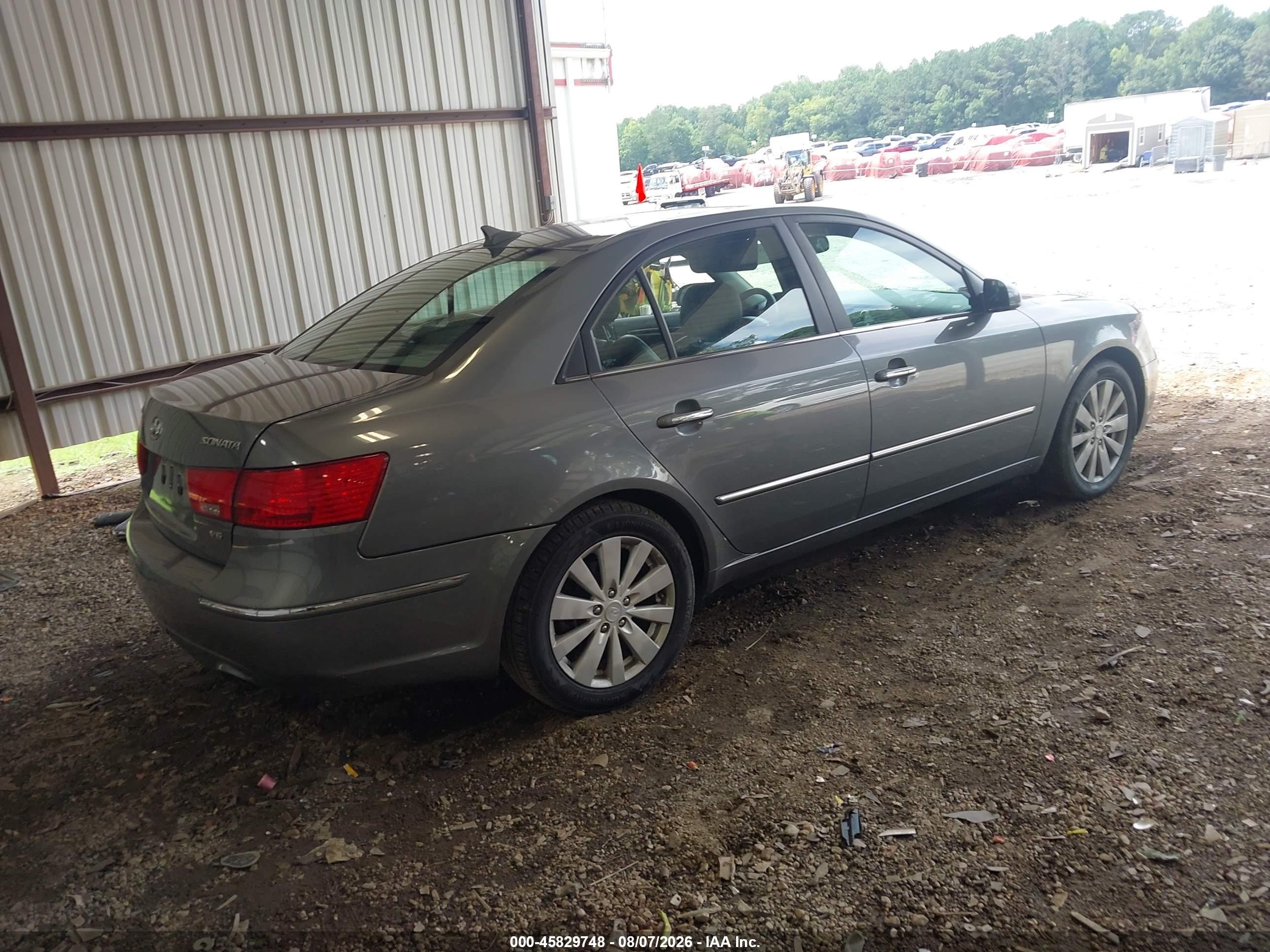 2009 Hyundai Sonata Limited V6 Gray vin: 5NPEU46F49H427341