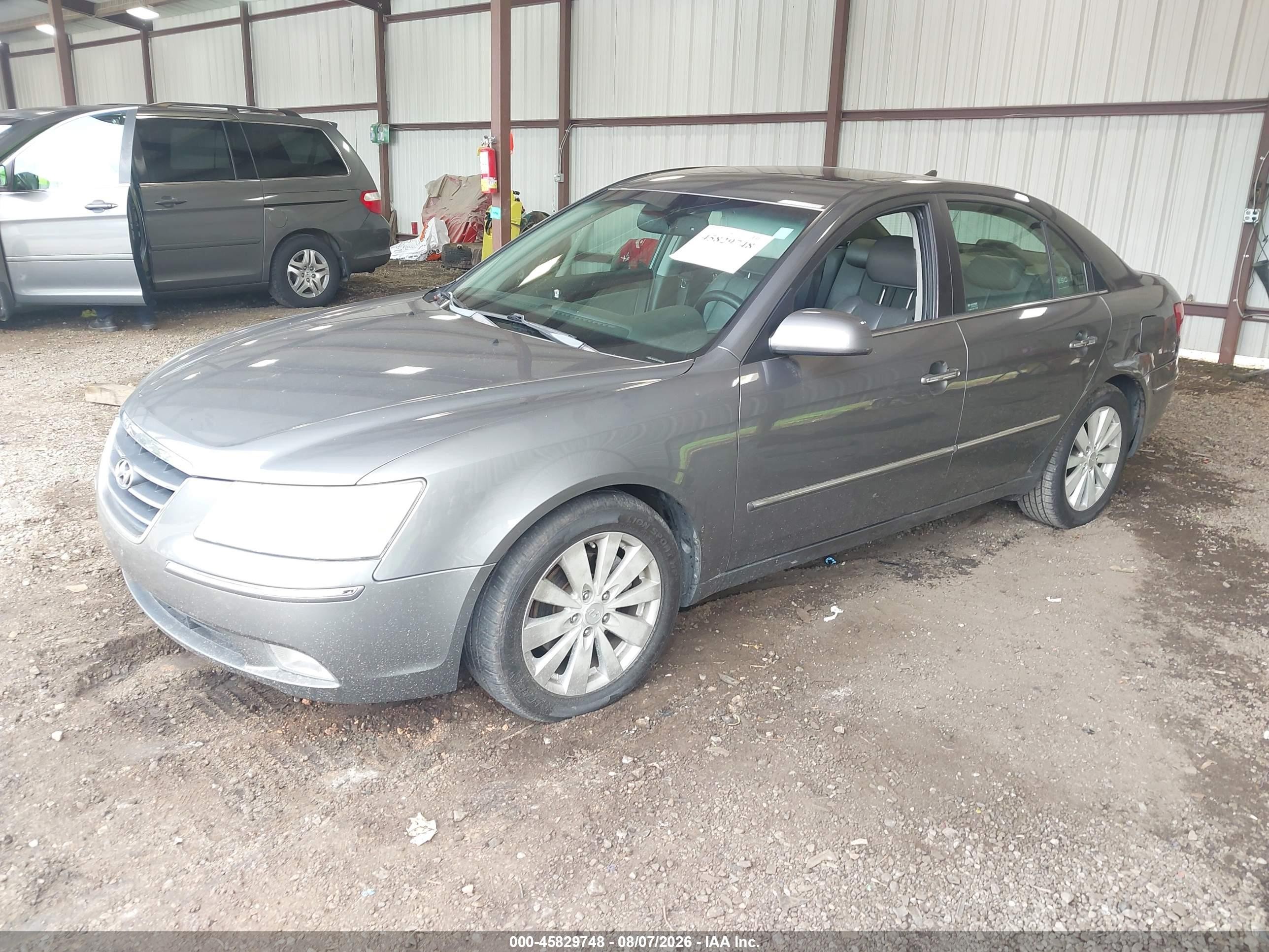 2009 Hyundai Sonata Limited V6 Gray vin: 5NPEU46F49H427341