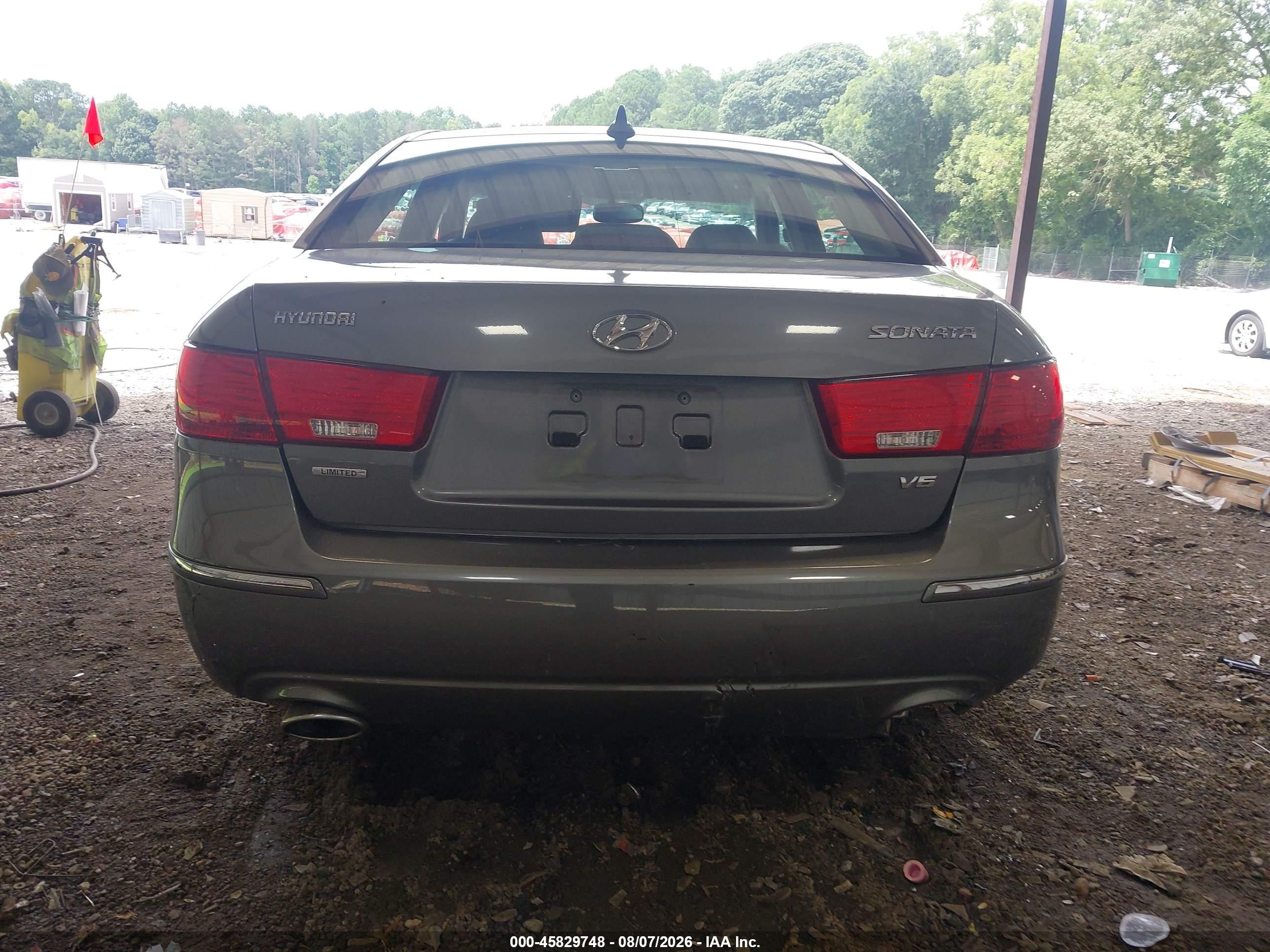 2009 Hyundai Sonata Limited V6 Gray vin: 5NPEU46F49H427341