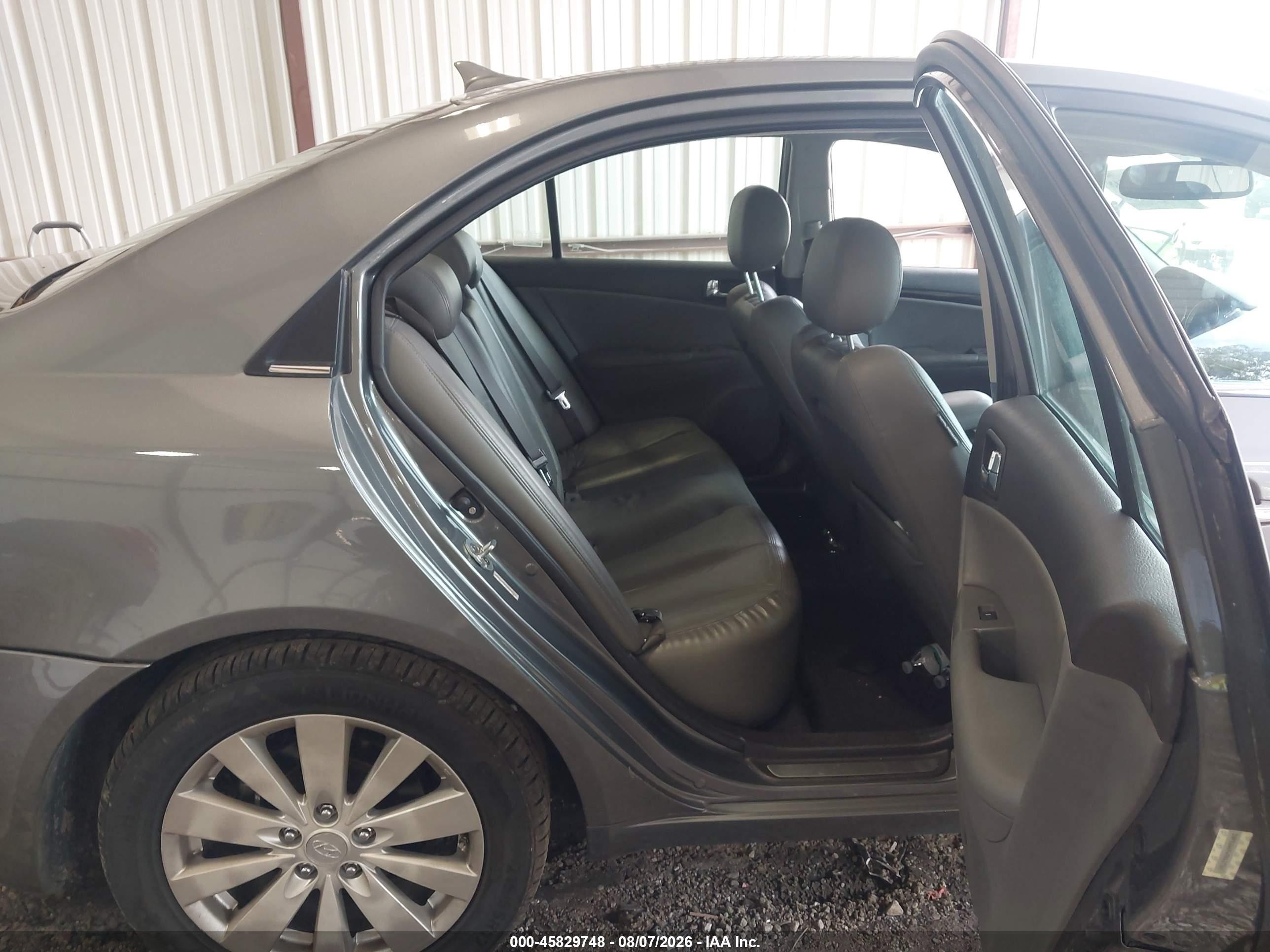 2009 Hyundai Sonata Limited V6 Gray vin: 5NPEU46F49H427341