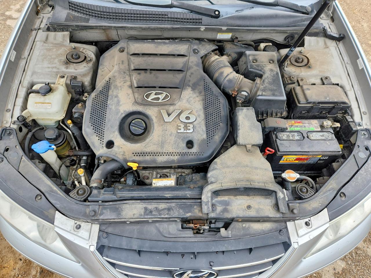 2009 Hyundai Sonata Se V6 Silver vin: 5NPEU46F49H433138