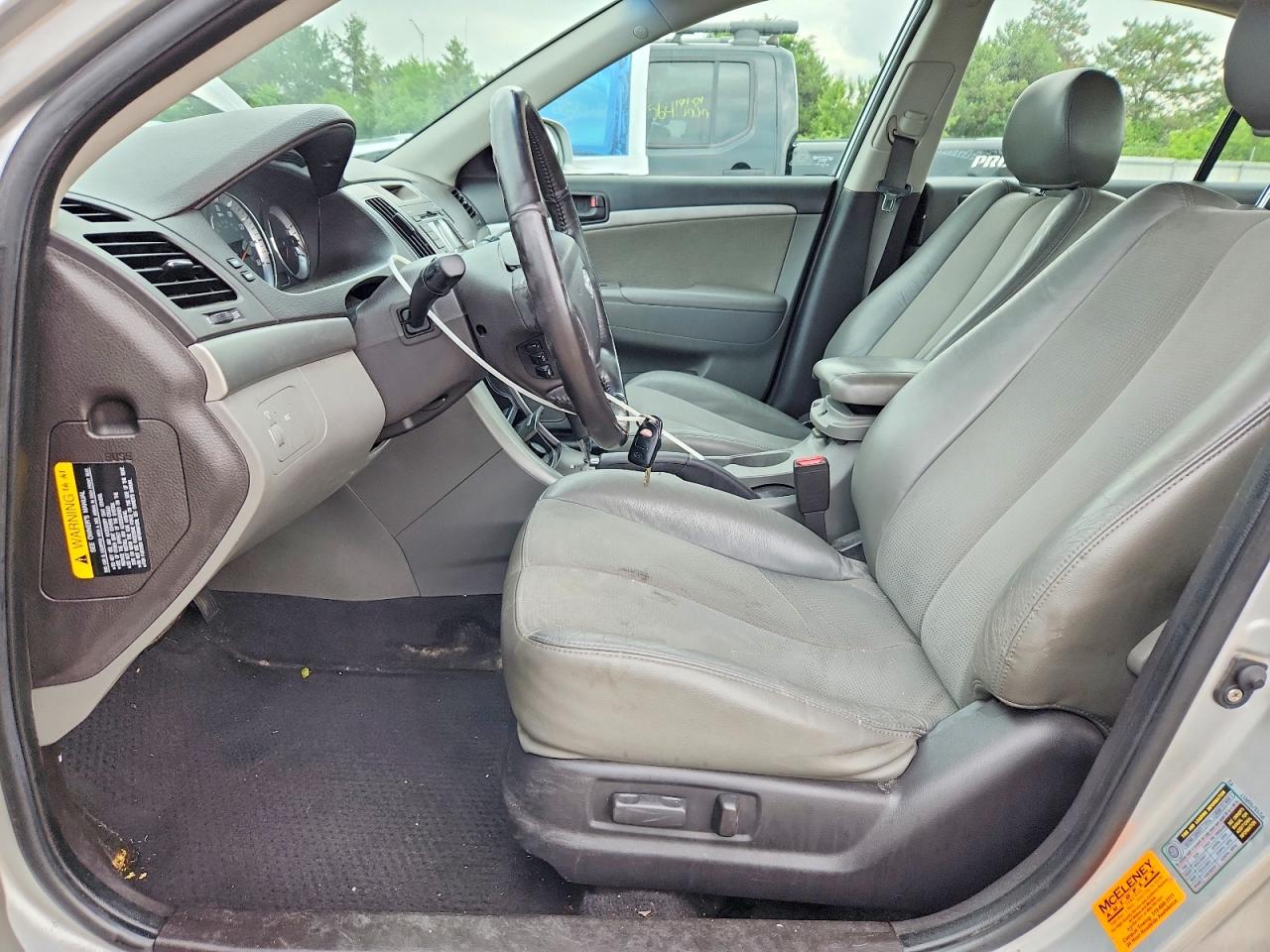 2009 Hyundai Sonata Se V6 Silver vin: 5NPEU46F49H433138