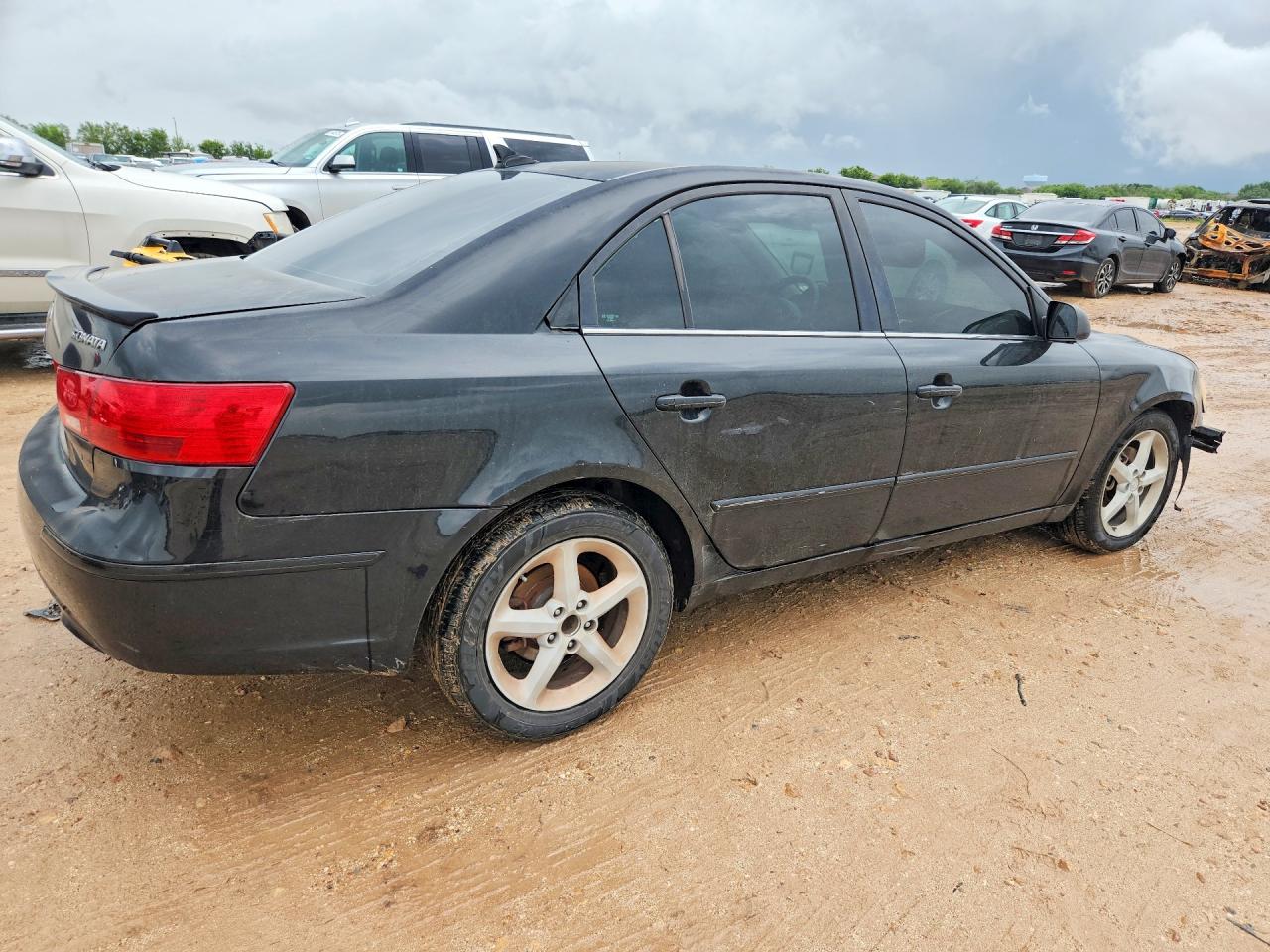 2009 Hyundai Sonata Se V6 Black vin: 5NPEU46F49H466897