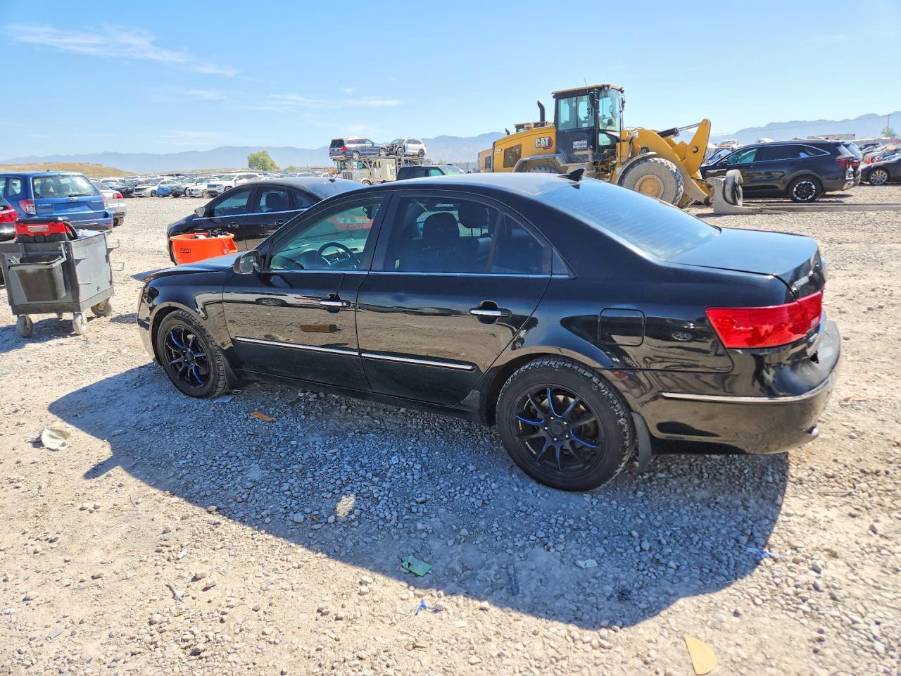 2009 Hyundai Sonata Limited V6 Black vin: 5NPEU46F49H501390