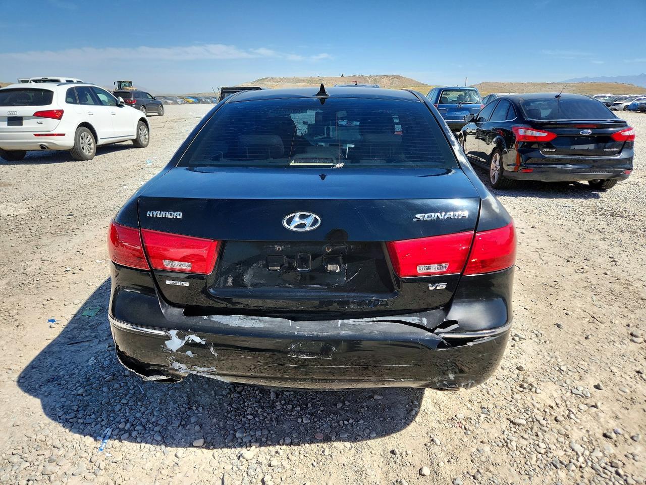 2009 Hyundai Sonata Limited V6 Black vin: 5NPEU46F49H501390