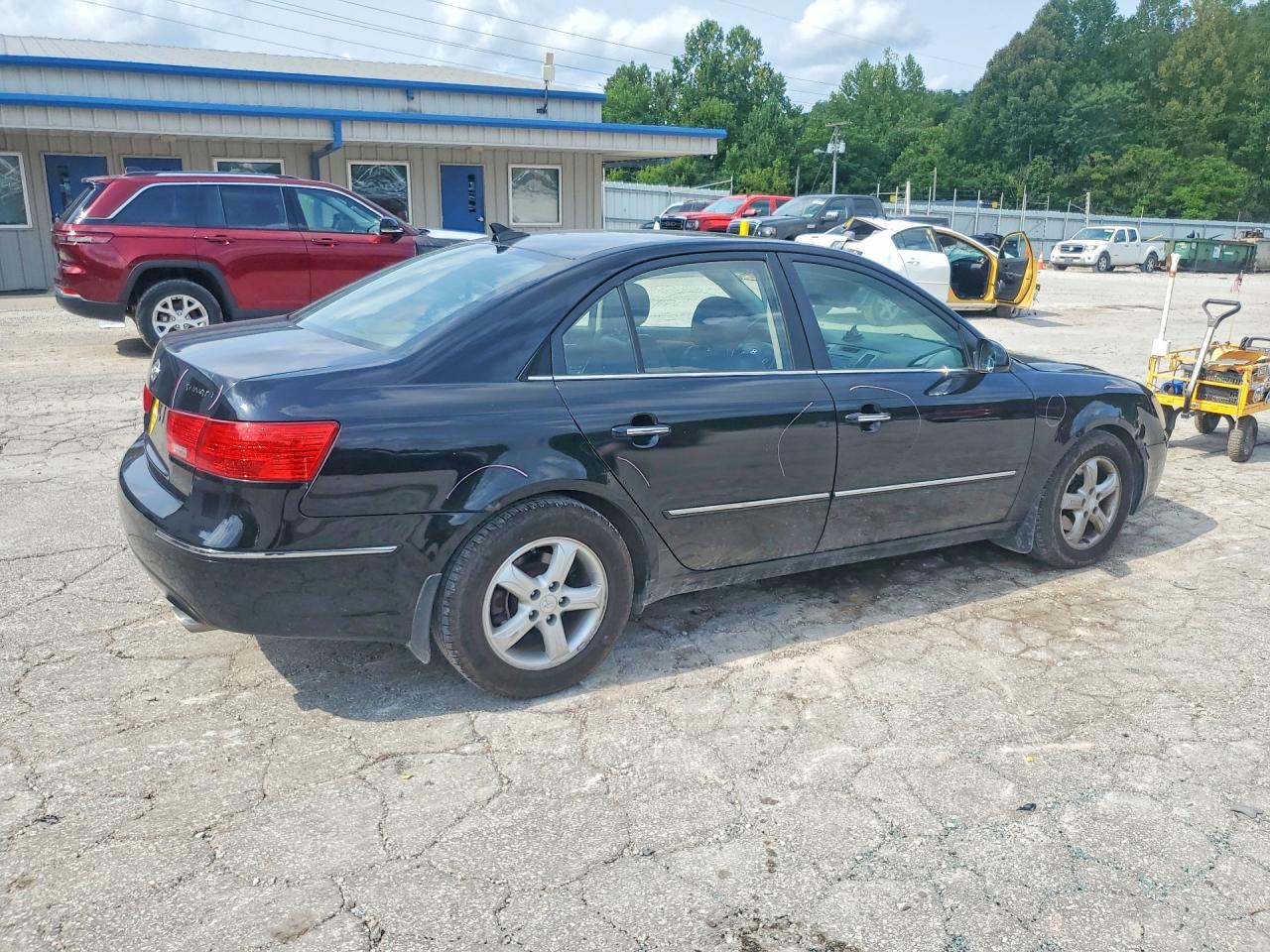 2009 Hyundai Sonata Limited V6 Black vin: 5NPEU46F49H574887