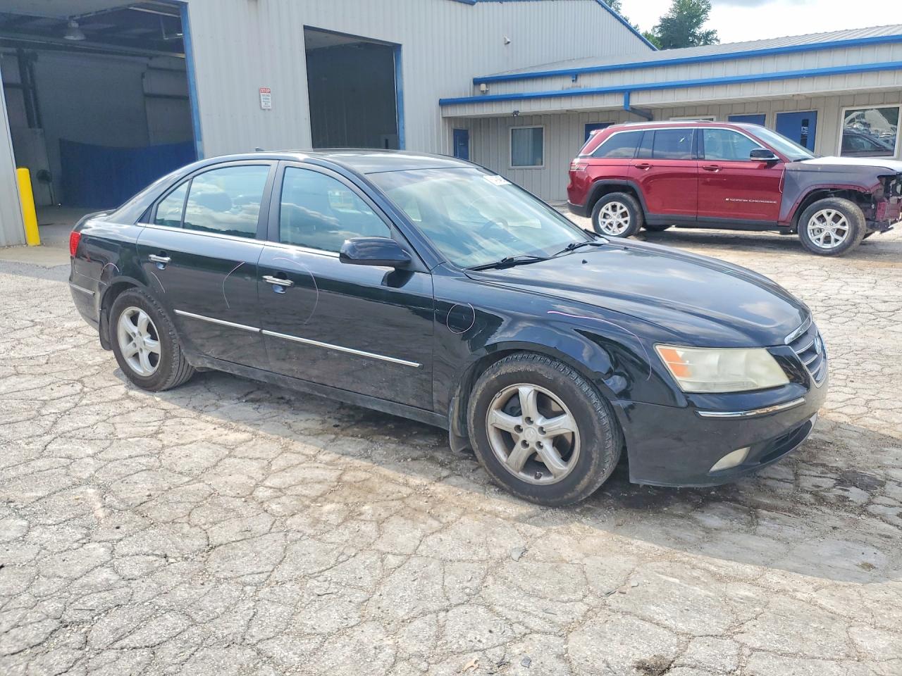 2009 Hyundai Sonata Limited V6 Black vin: 5NPEU46F49H574887