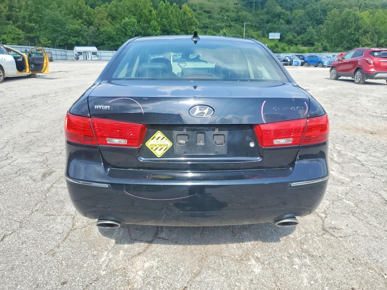 2009 Hyundai Sonata Limited V6 Black vin: 5NPEU46F49H574887