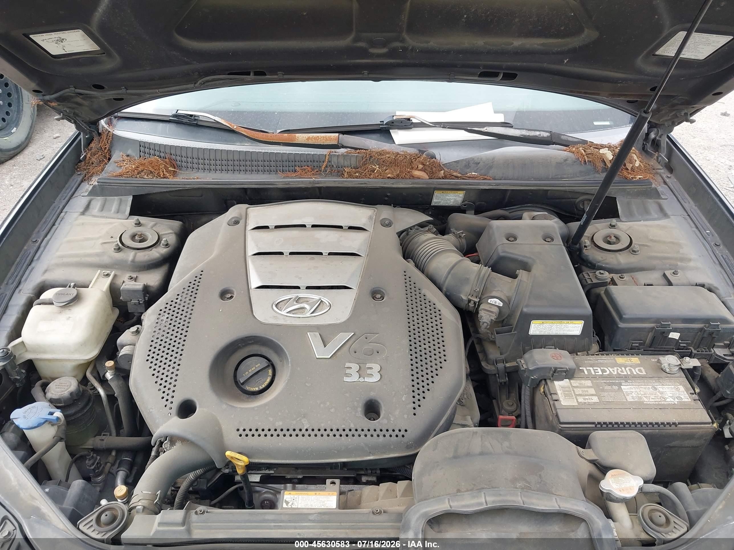 2006 Hyundai Sonata Gls V6/lx V6 Black vin: 5NPEU46F56H008720