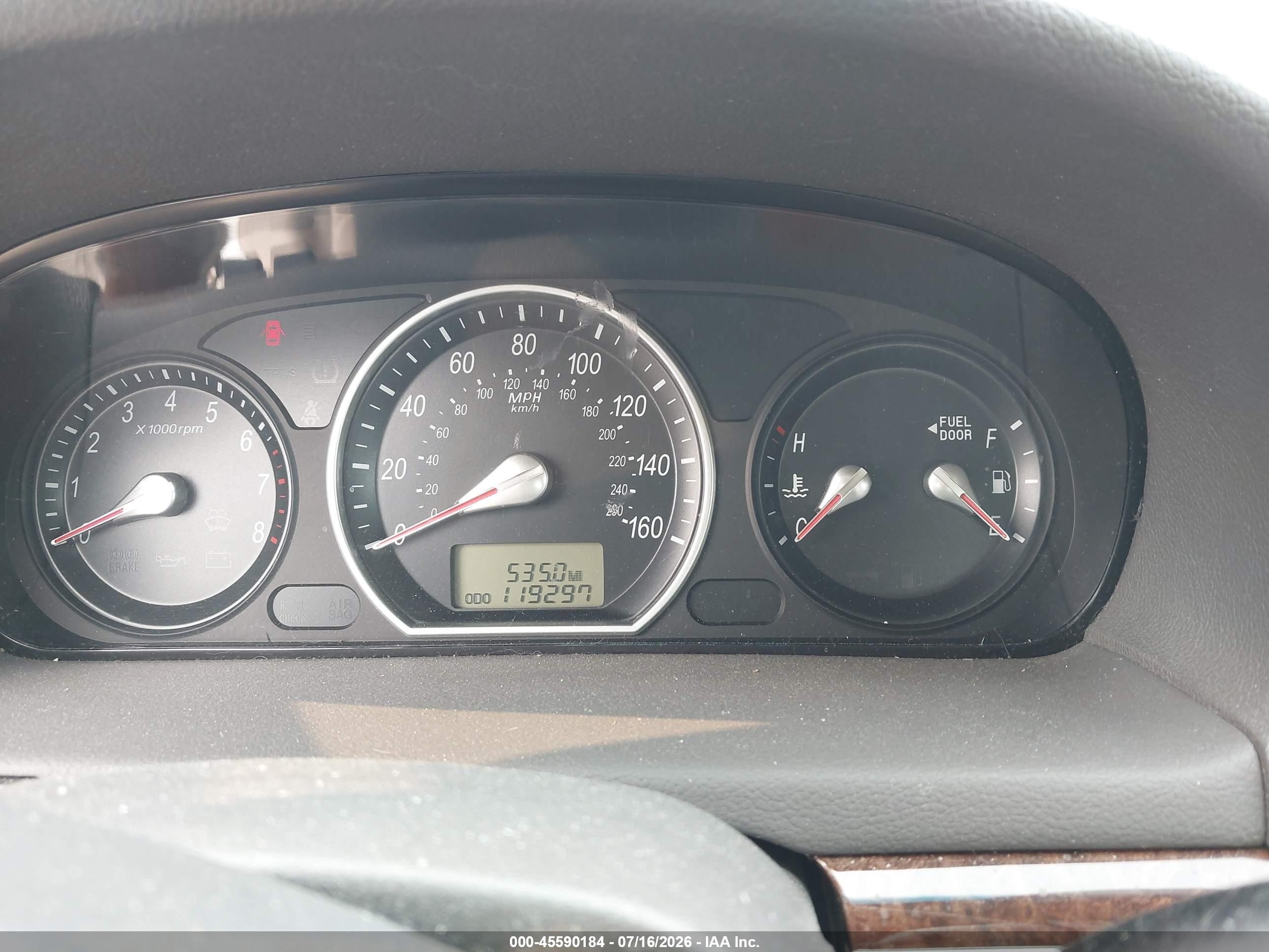 2006 Hyundai Sonata Gls V6/lx V6 Beige vin: 5NPEU46F56H009558