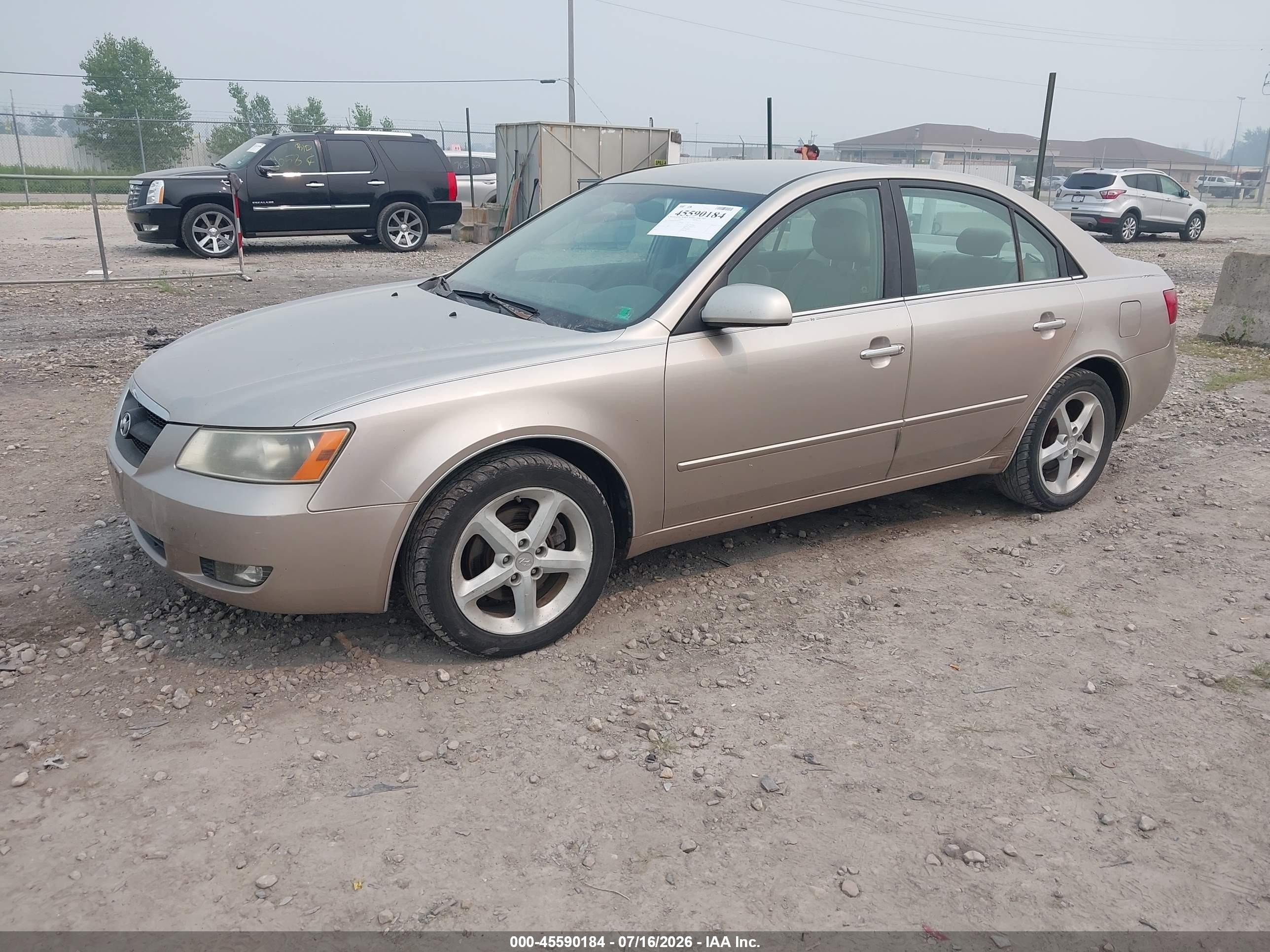 2006 Hyundai Sonata Gls V6/lx V6 Beige vin: 5NPEU46F56H009558
