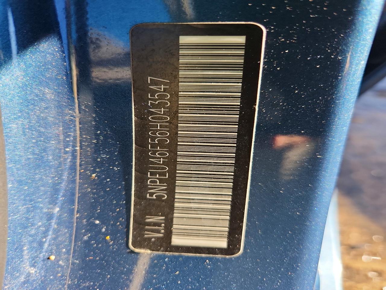 2006 Hyundai Sonata Gls V6 Blue vin: 5NPEU46F56H043547