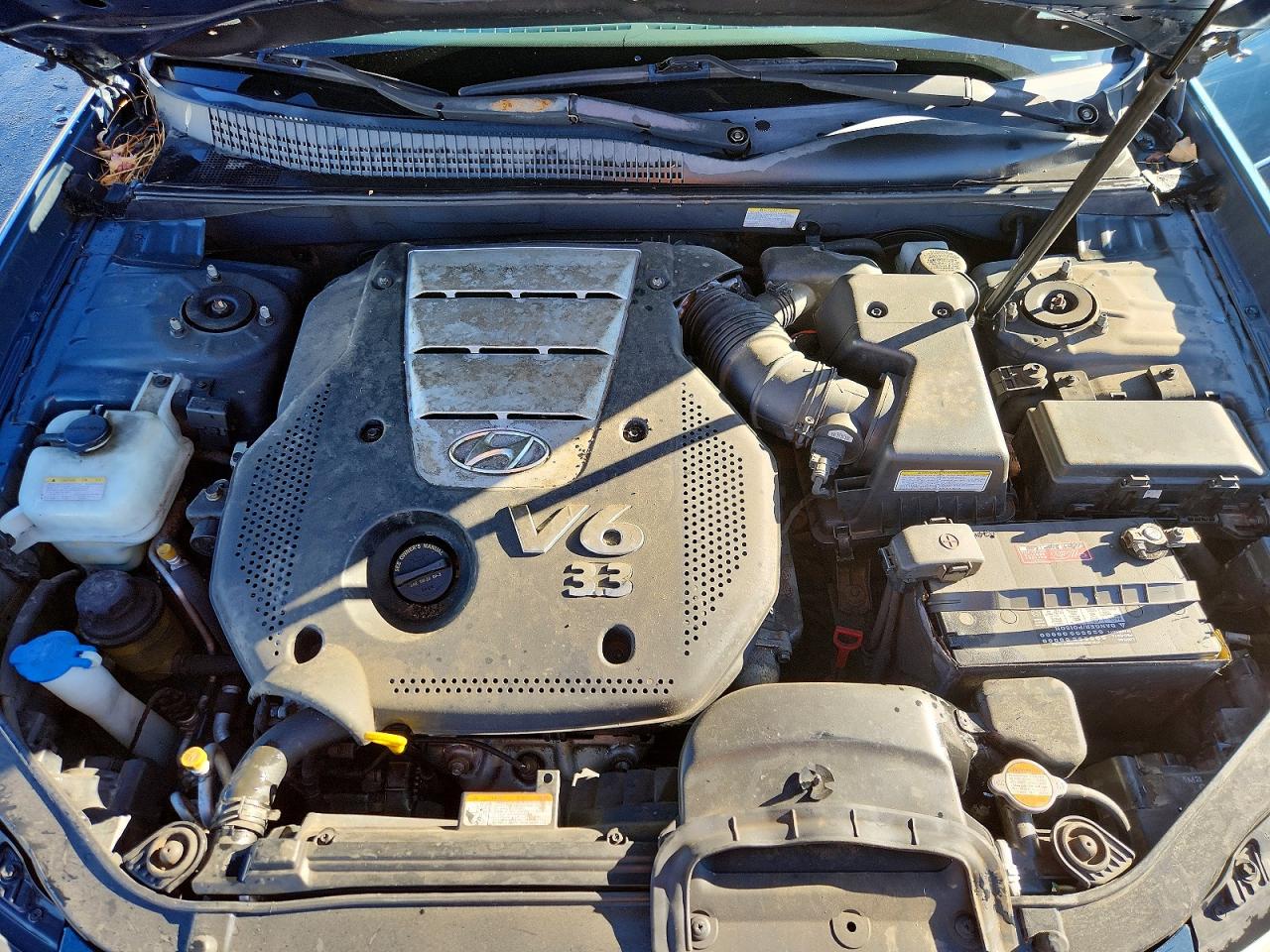 2006 Hyundai Sonata Gls V6 Blue vin: 5NPEU46F56H043547