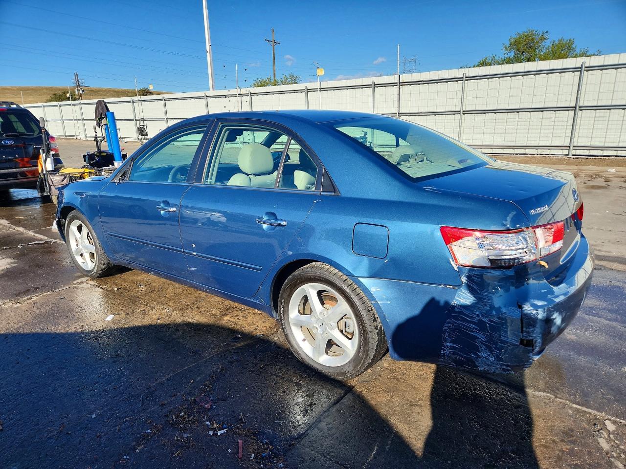 2006 Hyundai Sonata Gls V6 Blue vin: 5NPEU46F56H043547