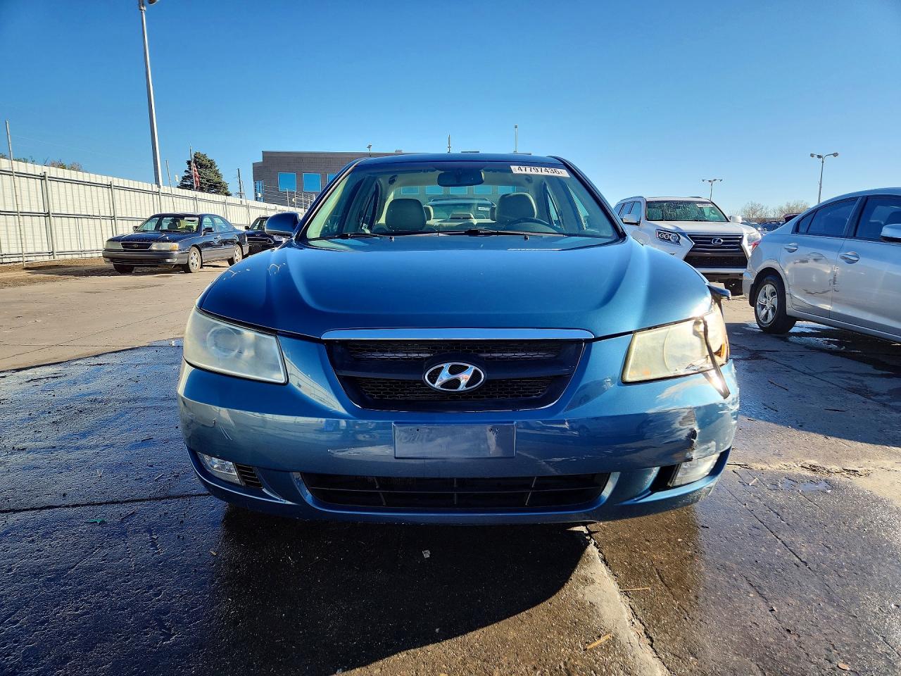 2006 Hyundai Sonata Gls V6 Blue vin: 5NPEU46F56H043547