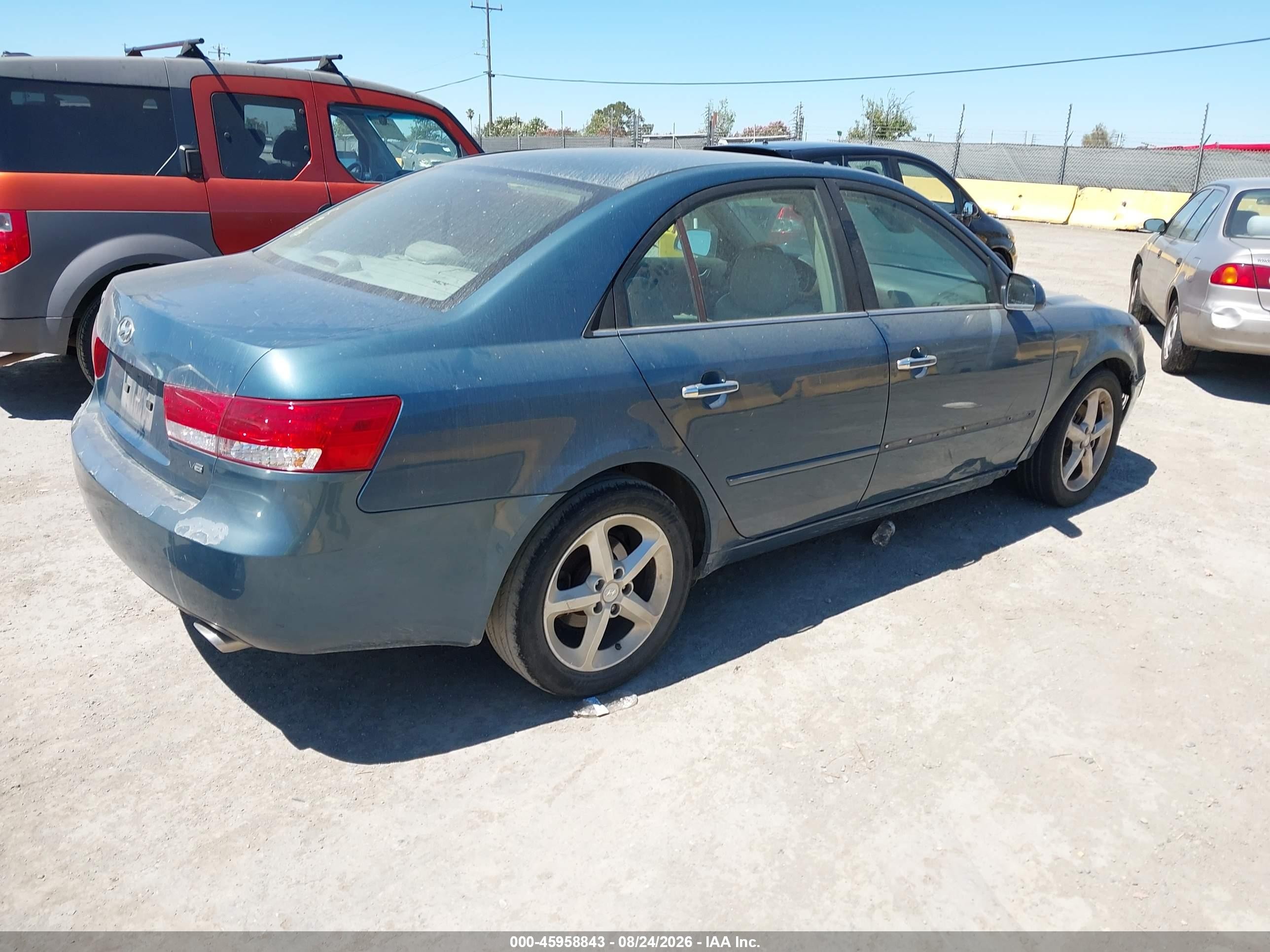 2006 Hyundai Sonata Gls V6/lx V6 Бирюзовый vin: 5NPEU46F56H045363