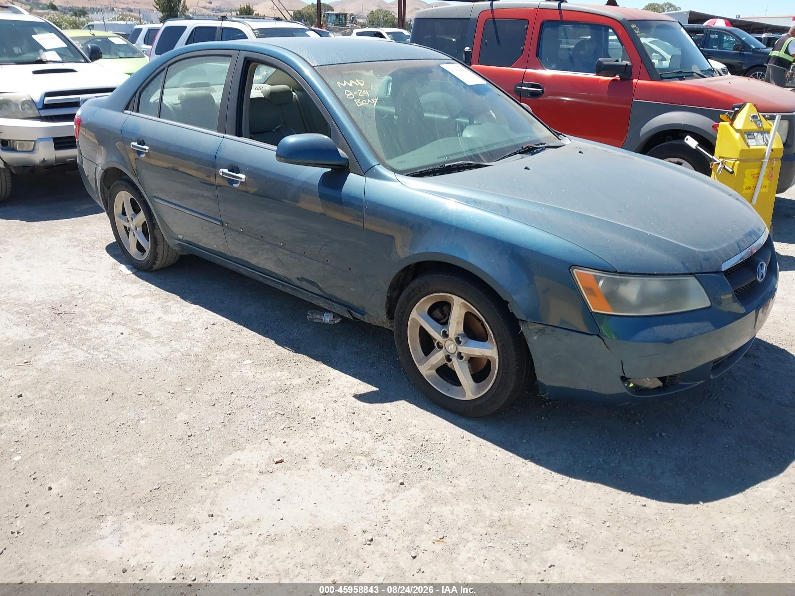 2006 Hyundai Sonata Gls V6/lx V6 Бирюзовый vin: 5NPEU46F56H045363