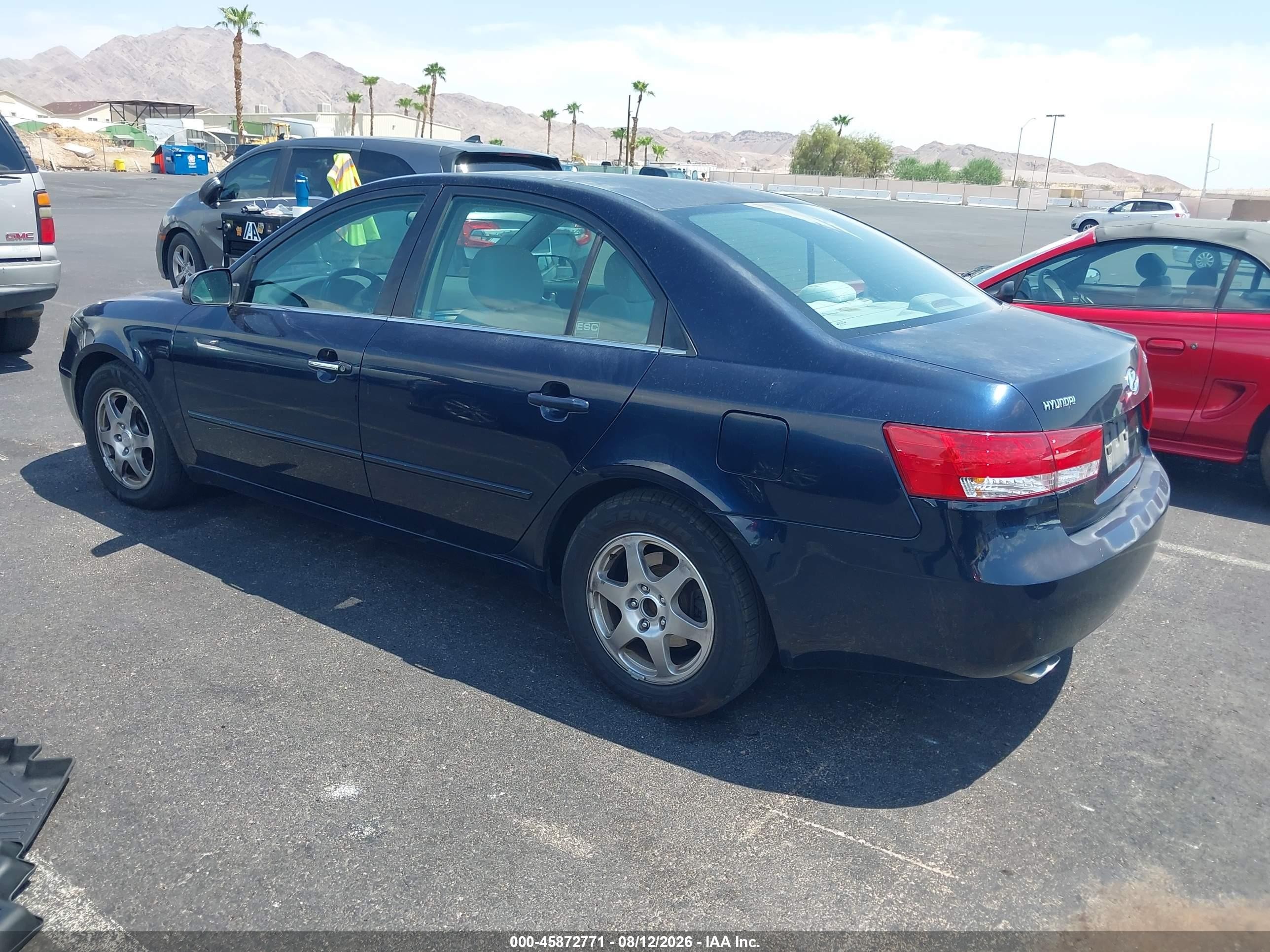 2006 Hyundai Sonata Gls V6/lx V6 Blue vin: 5NPEU46F56H149562