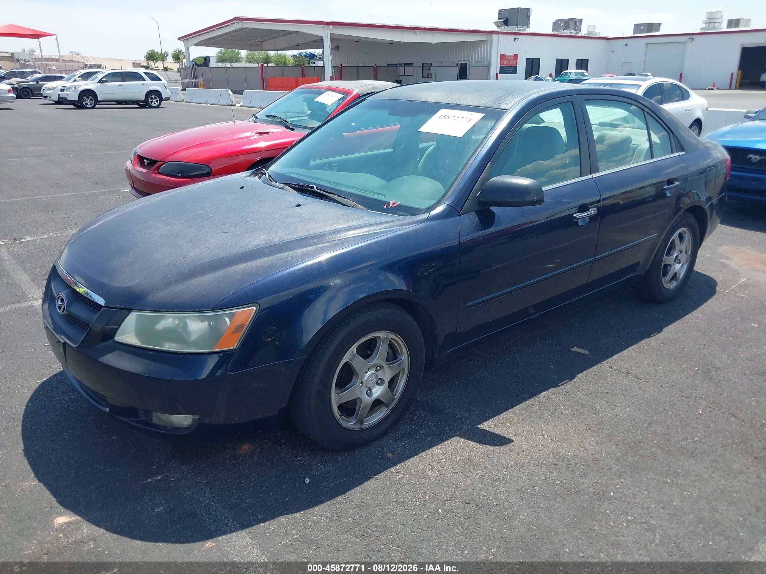 2006 Hyundai Sonata Gls V6/lx V6 Blue vin: 5NPEU46F56H149562