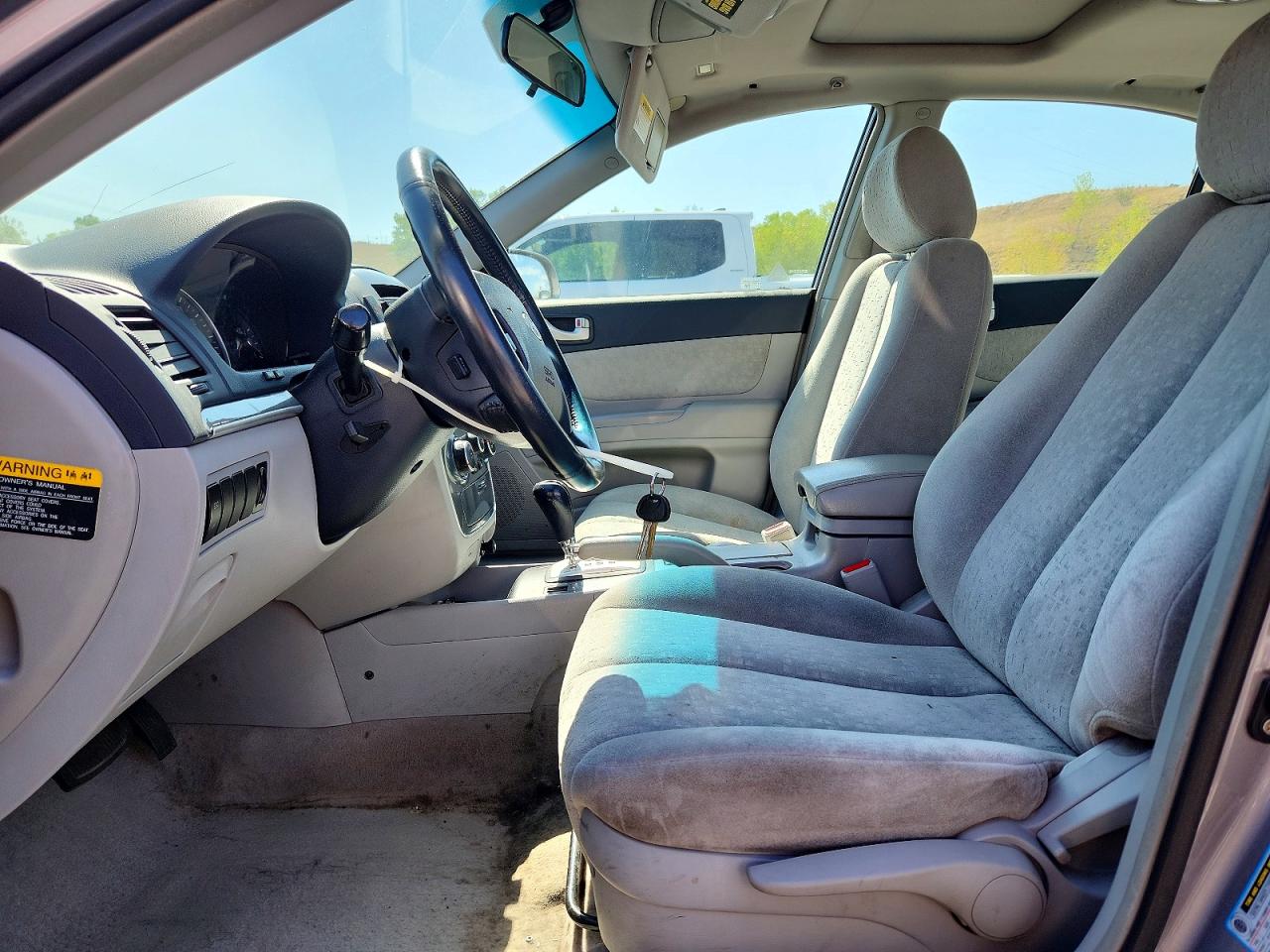 2006 Hyundai Sonata Gls V6 Silver vin: 5NPEU46F56H151392